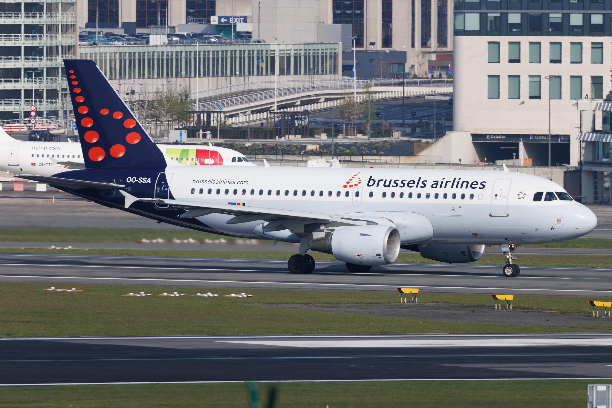 Brussels Airport: Brussels Airlines (SN / BEL) | Airbus A319-111 A319 | OO-SSA | MSN 2392