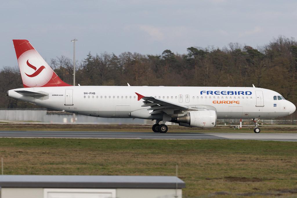 Frankfurt Airport: Freebird Airlines (FH / FHY)| Airbus A320-214 A320 | 9H-FHB | MSN 3025