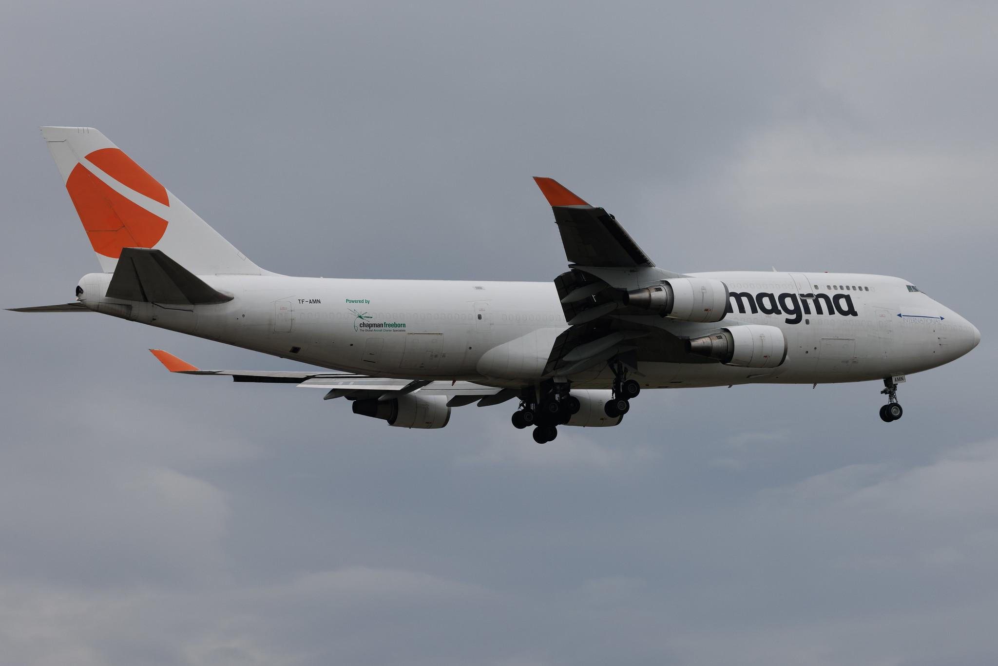 Frankfurt Airport: Magma Aviation (CC / ABD) | Operator: Air Atlanta Icelandic | Boeing 747-4F6(BDSF) B744 | TF-AMN | MSN 27602