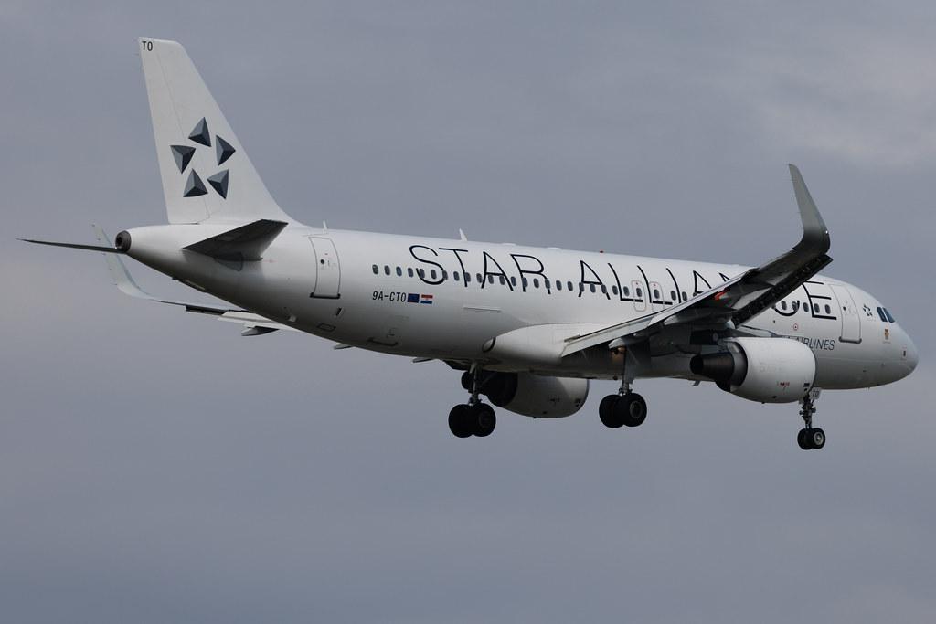 Frankfurt Airport: Croatia Airlines (OU / CTN) | Livery: Star Alliance Livery | Airbus A320-214 A320 | 9A-CTO | MSN 02178