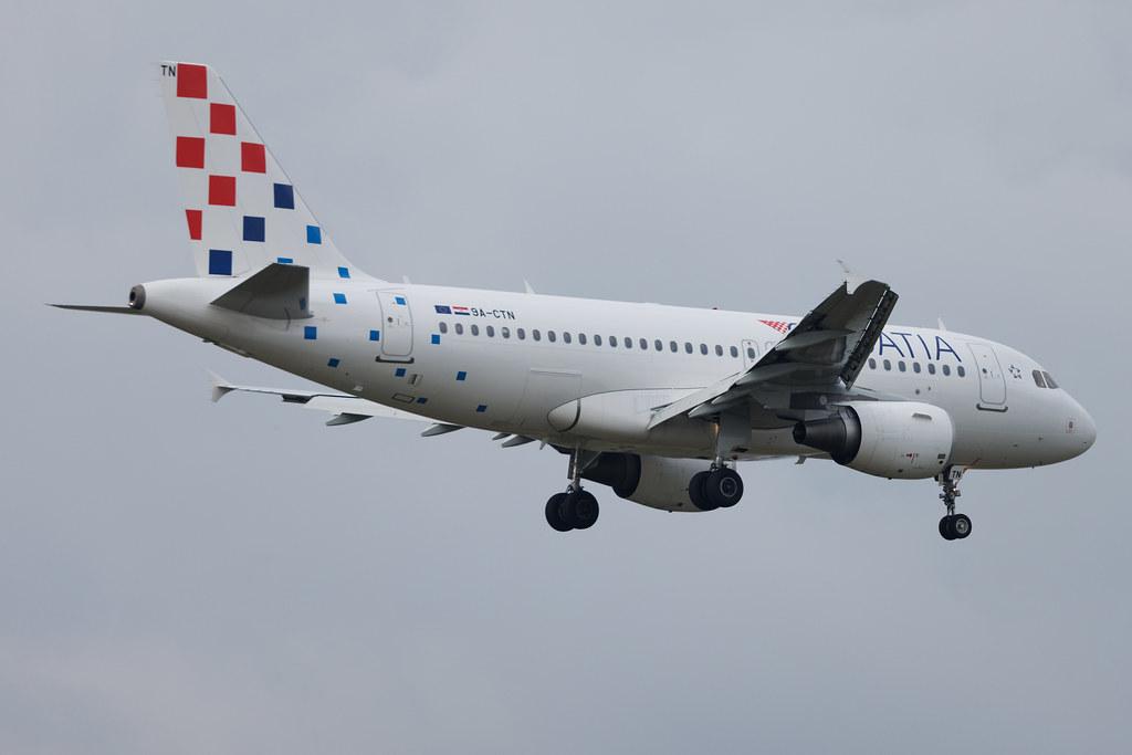 Frankfurt Airport: Croatia Airlines (OU / CTN) | Airbus A319-112 A319 | 9A-CTN | MSN 5085