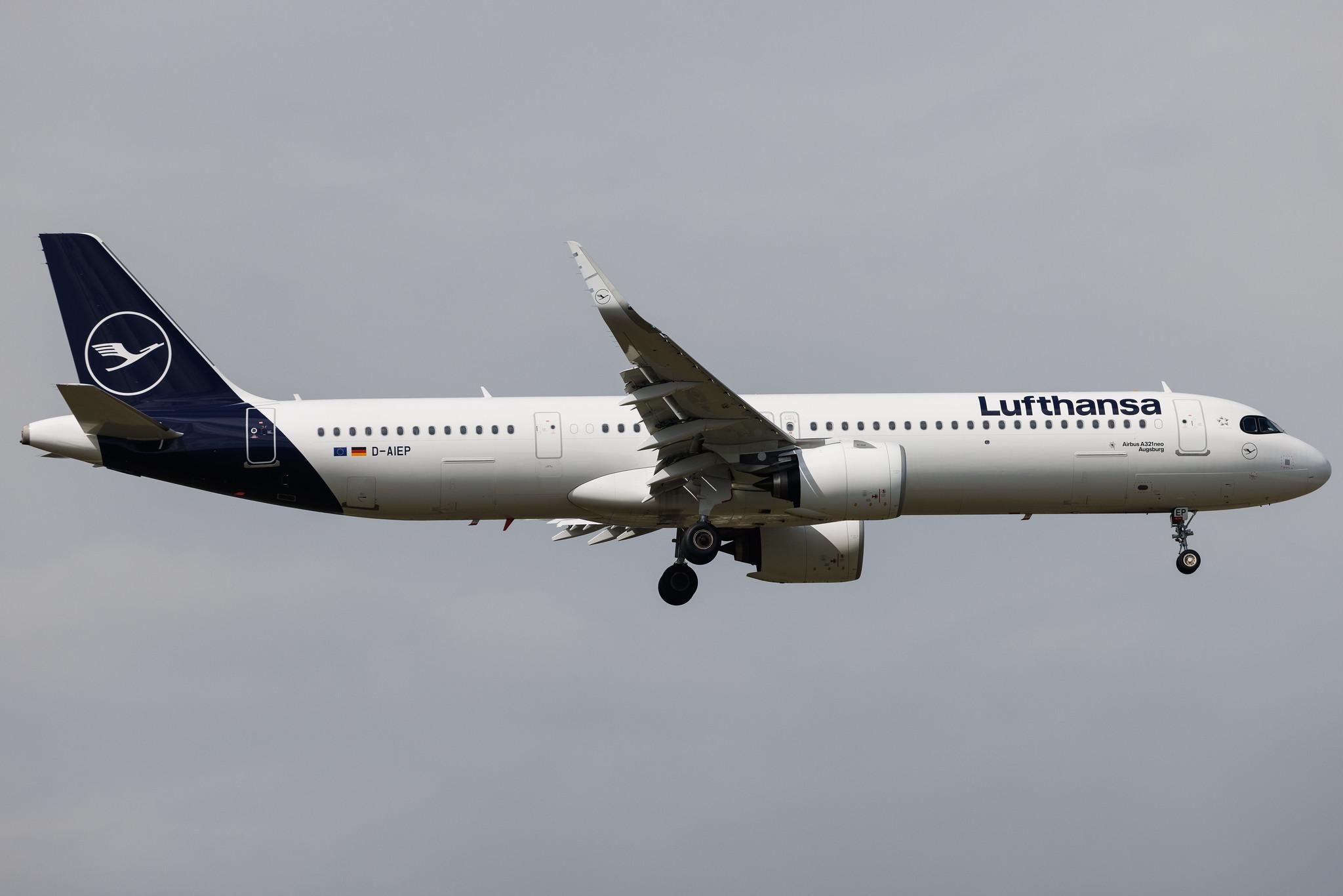Frankfurt Airport: Lufthansa (LH / DLH) | Airbus A321-271NX A21N | D-AIEP | MSN 11027