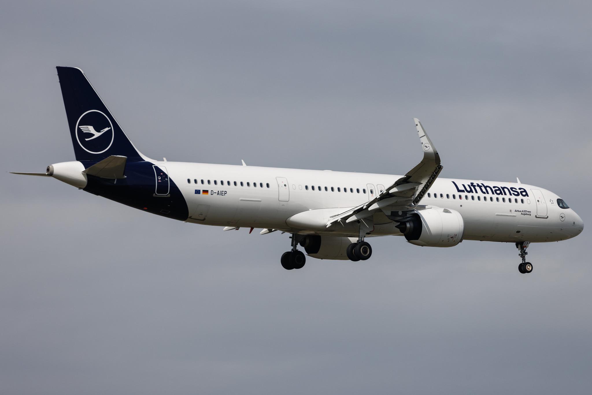 Frankfurt Airport: Lufthansa (LH / DLH) | Airbus A321-271NX A21N | D-AIEP | MSN 11027