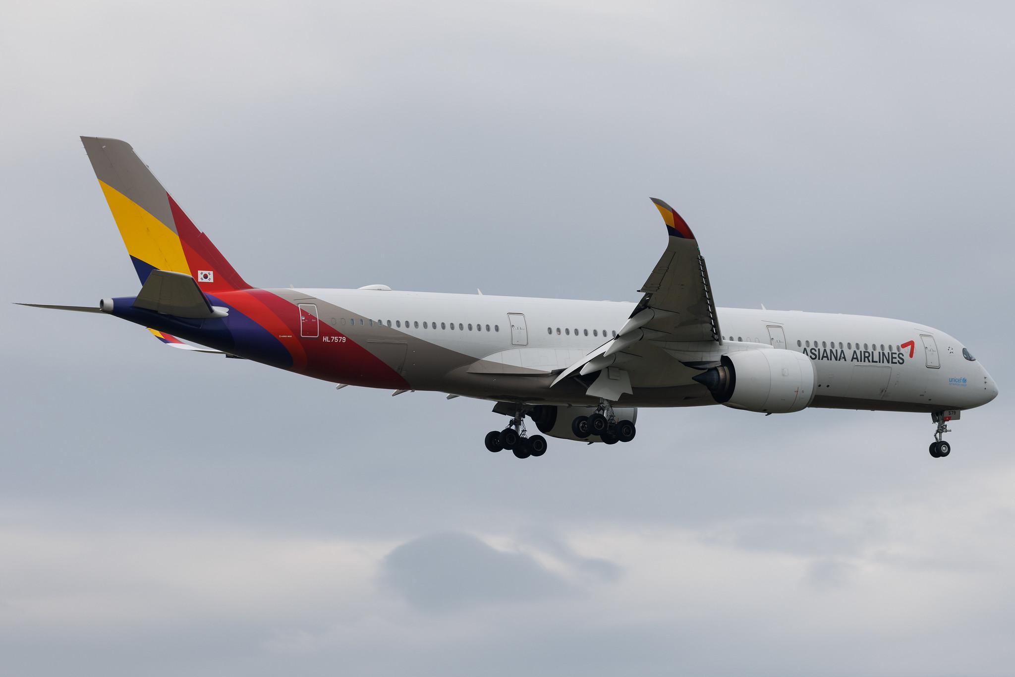 Frankfurt Airport: Asiana Airlines (OZ / AAR) | Airbus A350-941 A359 | HL7579 | MSN 176