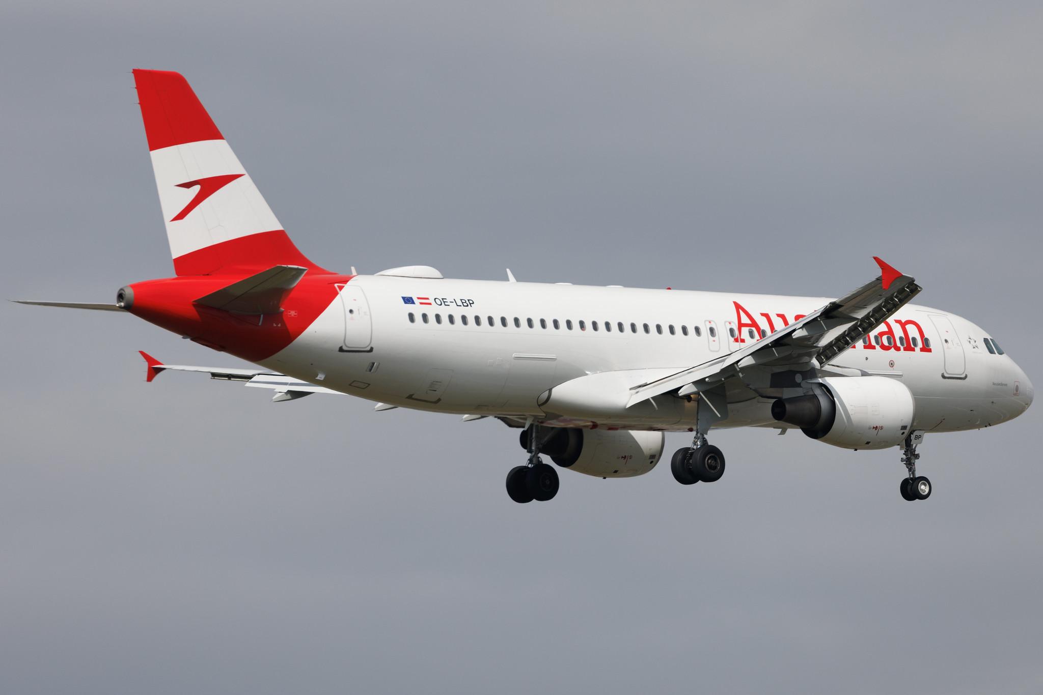 Frankfurt Airport: Austrian Airlines (OS / AUA) | Airbus A320-232 A320 | OE-LBP | MSN 0797