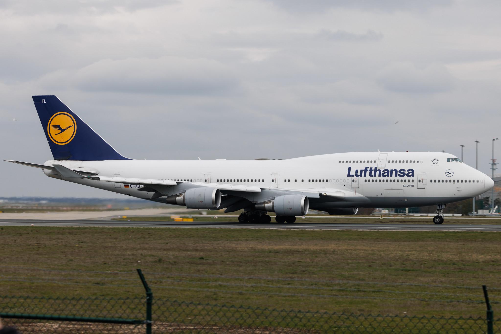 Frankfurt Airport: Lufthansa (LH / DLH) | Boeing 747-430 B744 | D-ABTL | MSN 29872