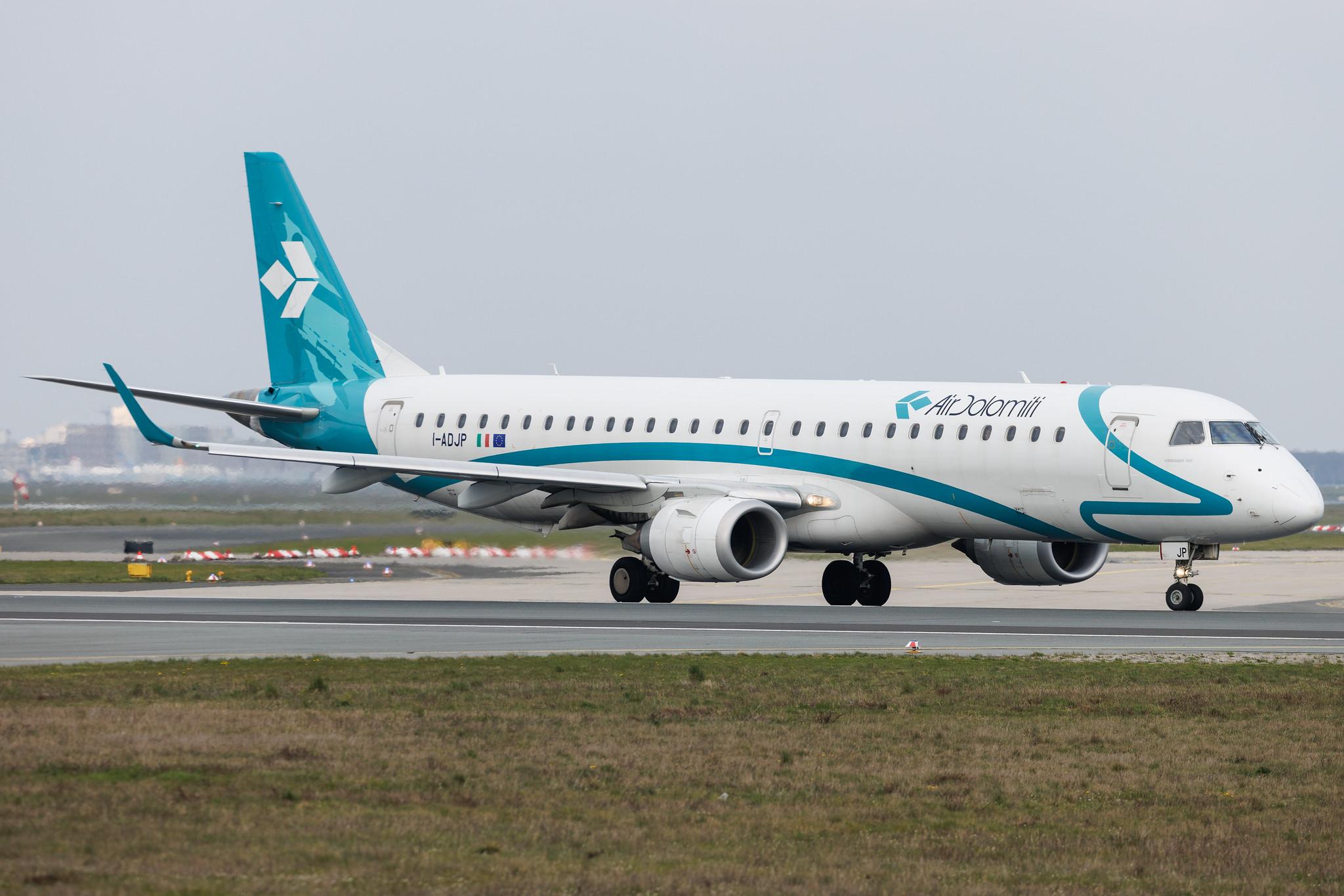 Frankfurt Airport: Air Dolomiti (EN / DLA) | Embraer E195LR E195 | I-ADJP | MSN 19000578