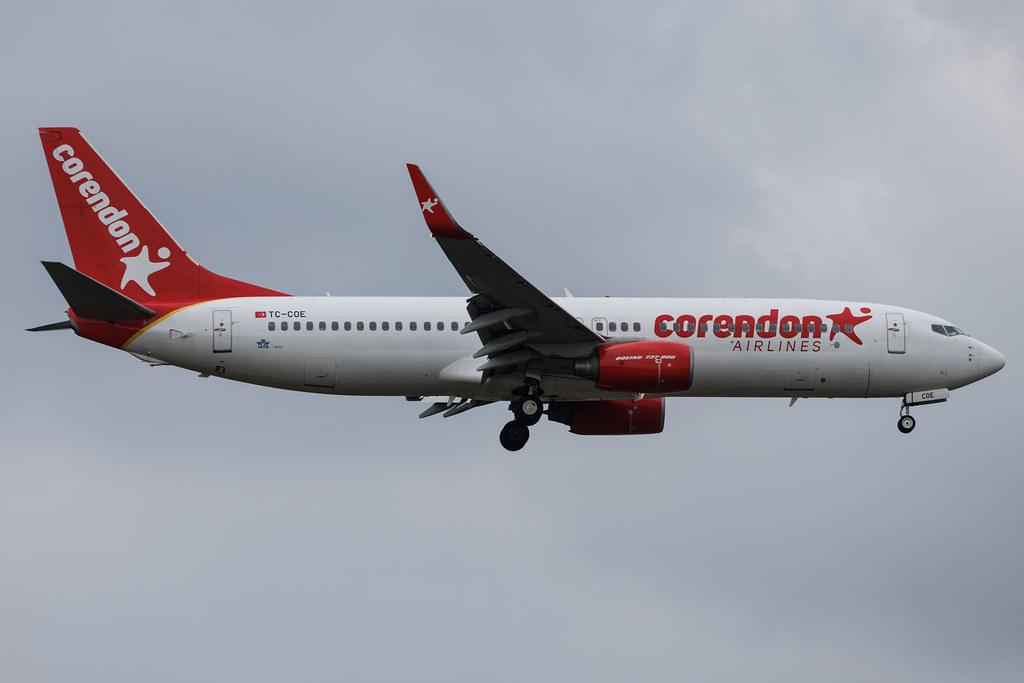 Frankfurt Airport: Corendon Airlines (XC / CAI) | Boeing 737-86J B738 | TC-COE | MSN 36881