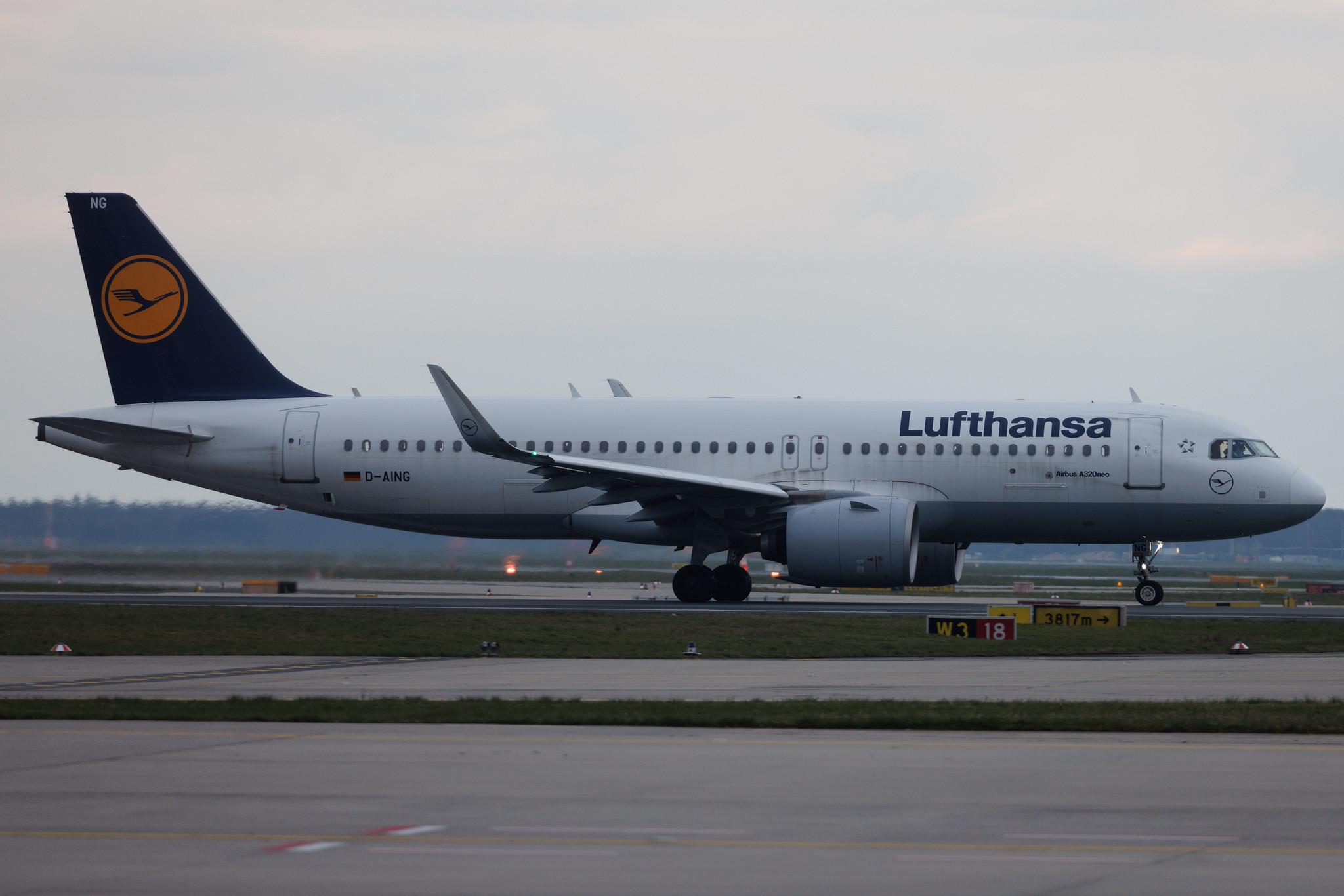 Frankfurt Airport: Lufthansa (LH / DLH) | Airbus A320-271N A20N | D-AING | MSN 7588