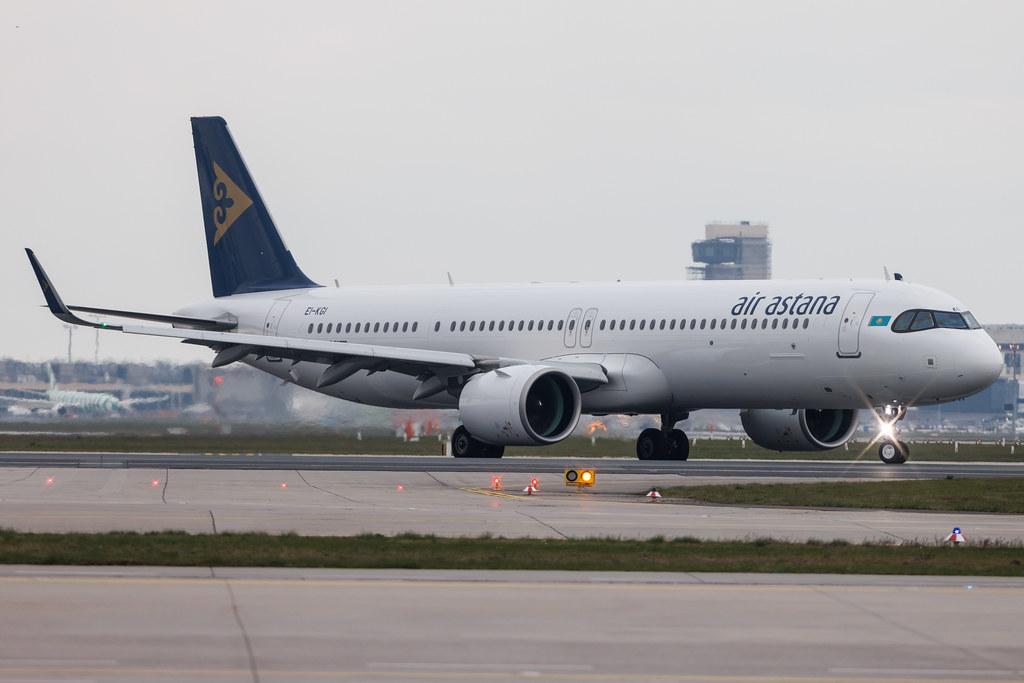 Frankfurt Airport: Air Astana (KC / KZR) | Airbus A321-271NX A21N | EI-KGI | MSN 10902