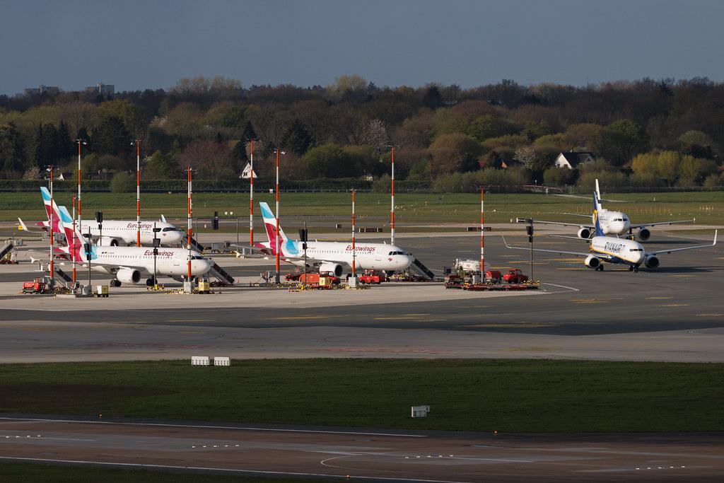 Hamburg Airport: Vorfeld des Hamburger Flughafens