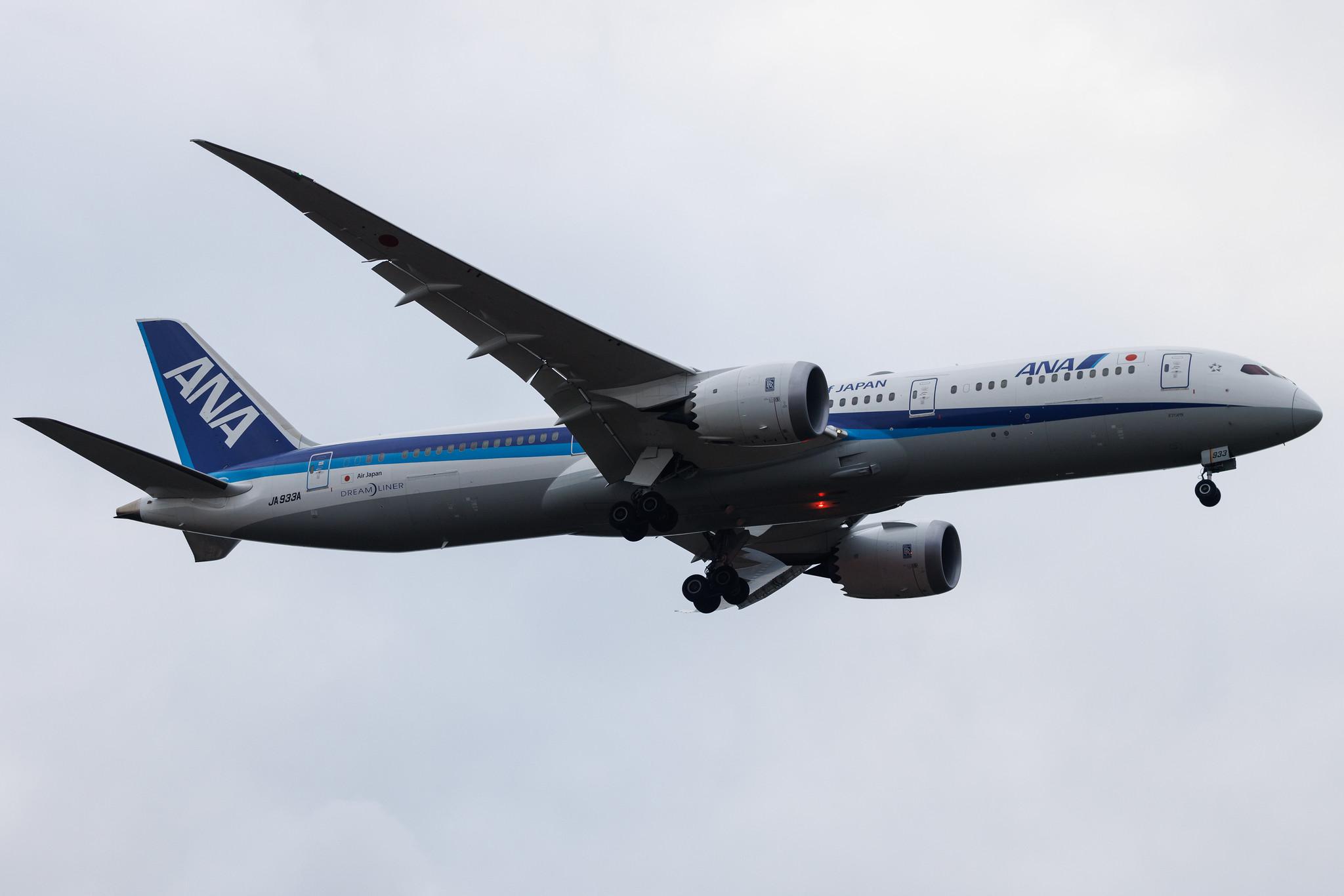 Frankfurt Airport: All Nippon Airways (NH / ANA) | Operator: Air Japan | Boeing 787-9 Dreamliner B789 | JA933A | MSN 61524