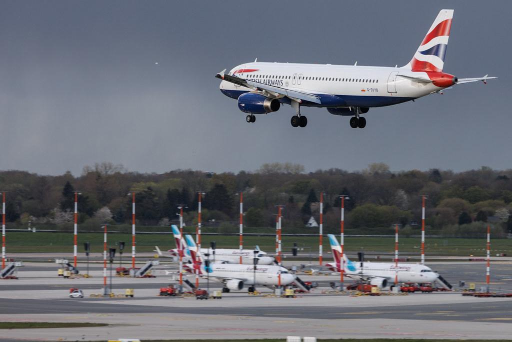Hamburg Airport: British Airways (BA / BAW) | Airbus A320-232 A320 | G-EUYD | MSN 3726