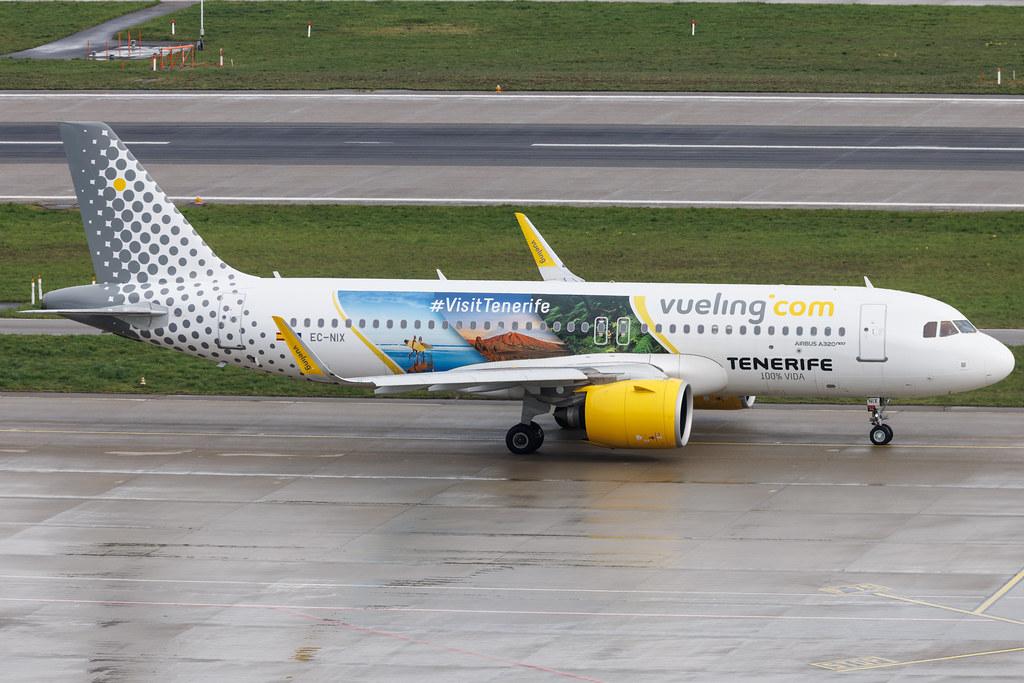 Flughafen Zürich: Vueling (VY / VLG) | Livery: Visit Tenerife Livery | Airbus A320-271N A20N | EC-NIX | MSN 10024