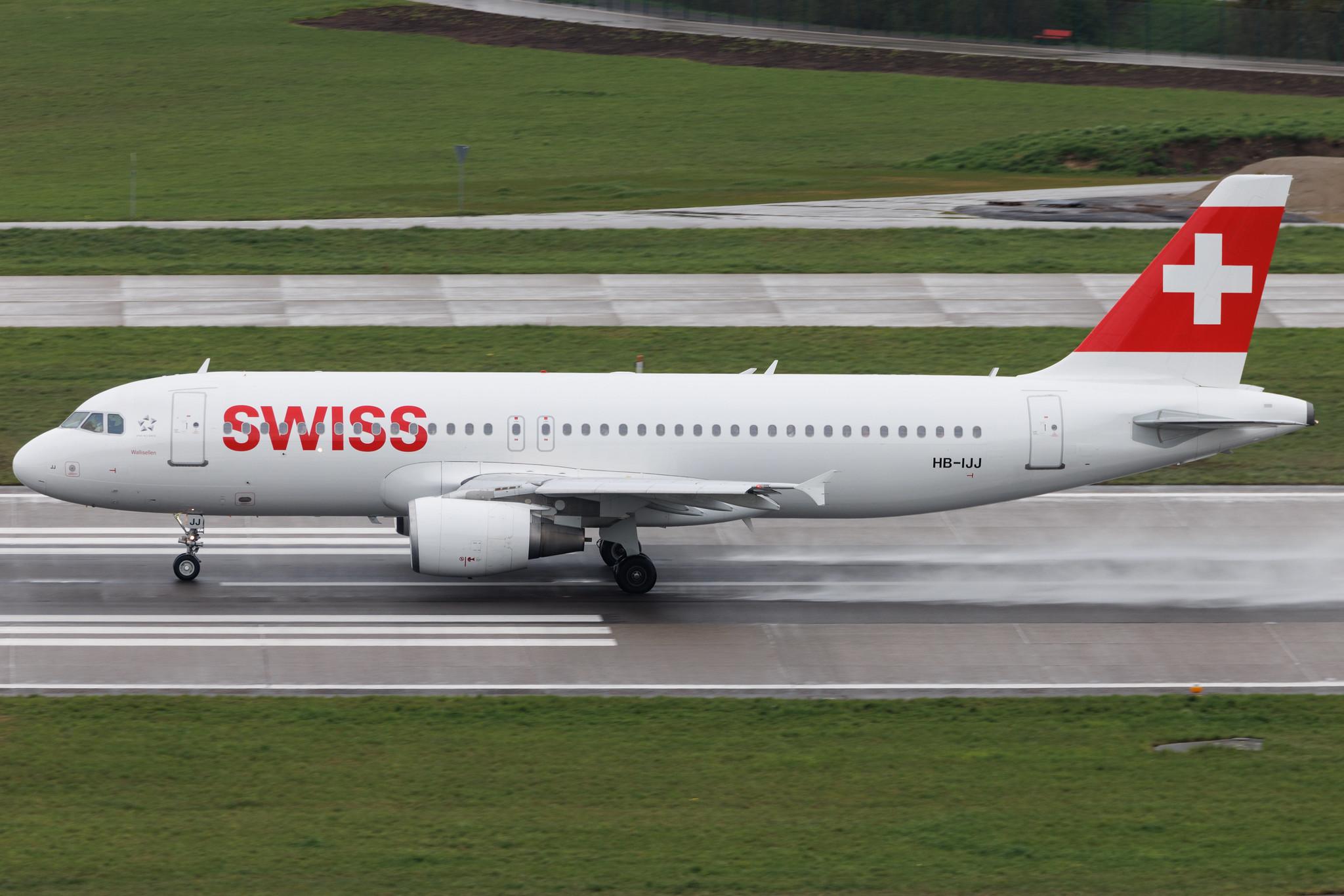 Flughafen Zürich: Swiss (LX / SWR) | Airbus A320-214 A320 | HB-IJJ | MSN 0585