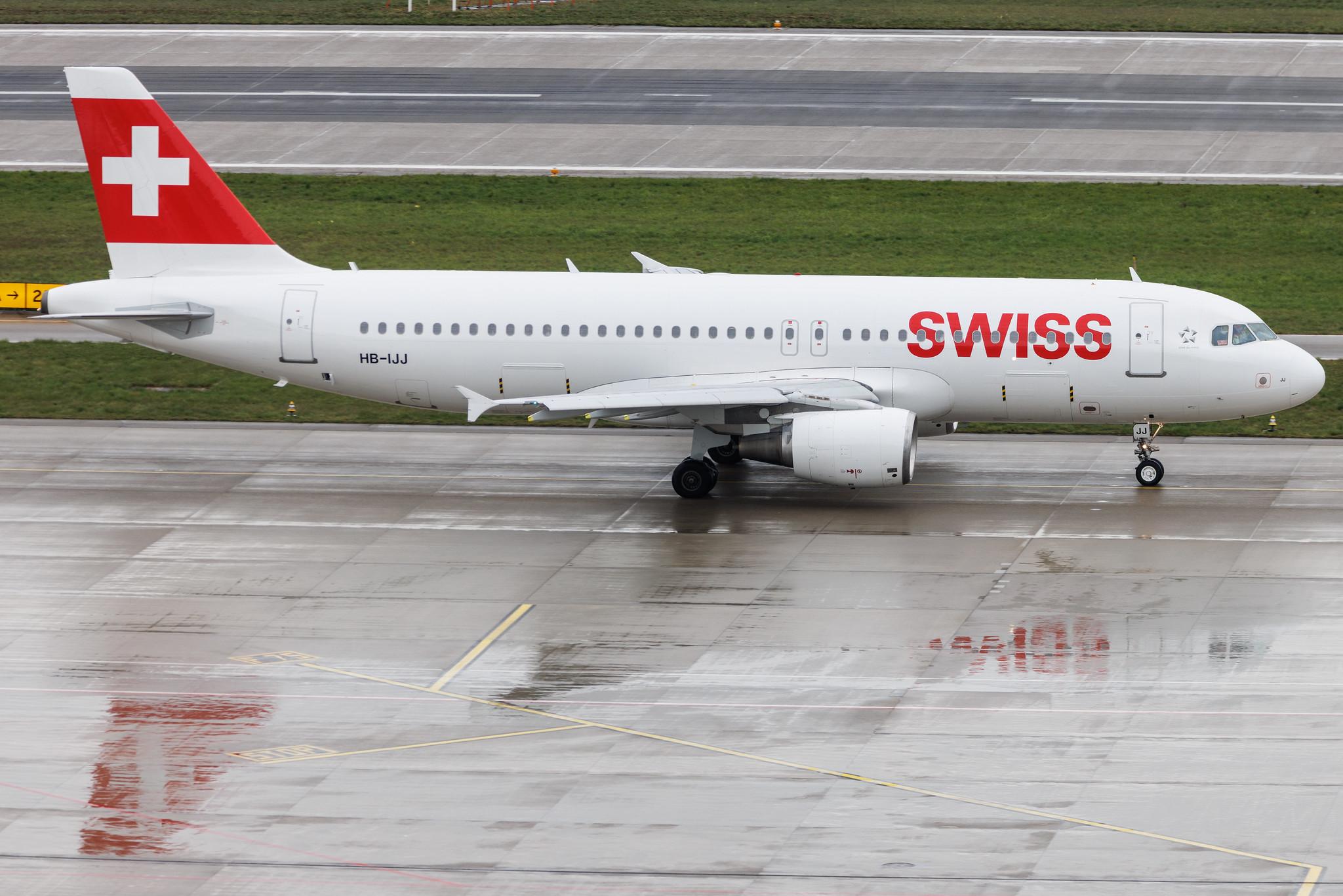Flughafen Zürich: Swiss (LX / SWR) | Airbus A320-214 A320 | HB-IJJ | MSN 0585
