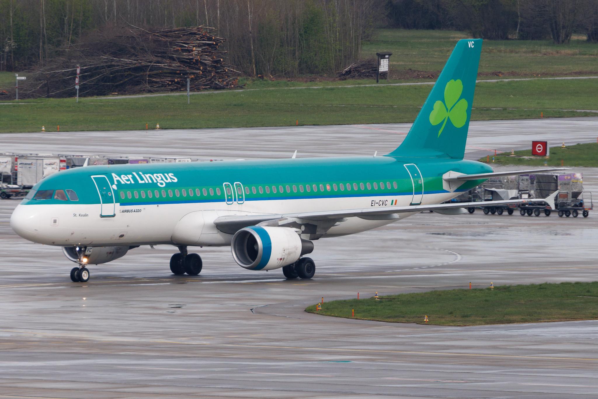 Flughafen Zürich: Aer Lingus (EI / EIN) | Airbus A320-214 A320 | EI-CVC | MSN 1443