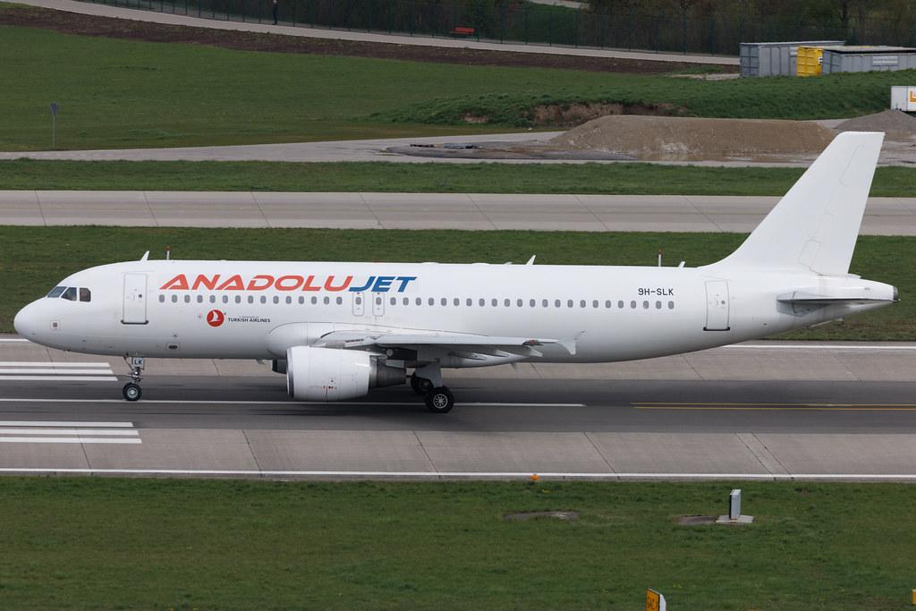 Flughafen Zürich: AnadoluJet (6Y / ART) | Operator: SmartLynx Malta | Airbus A320-214 A320 | 9H-SLK | MSN 01725