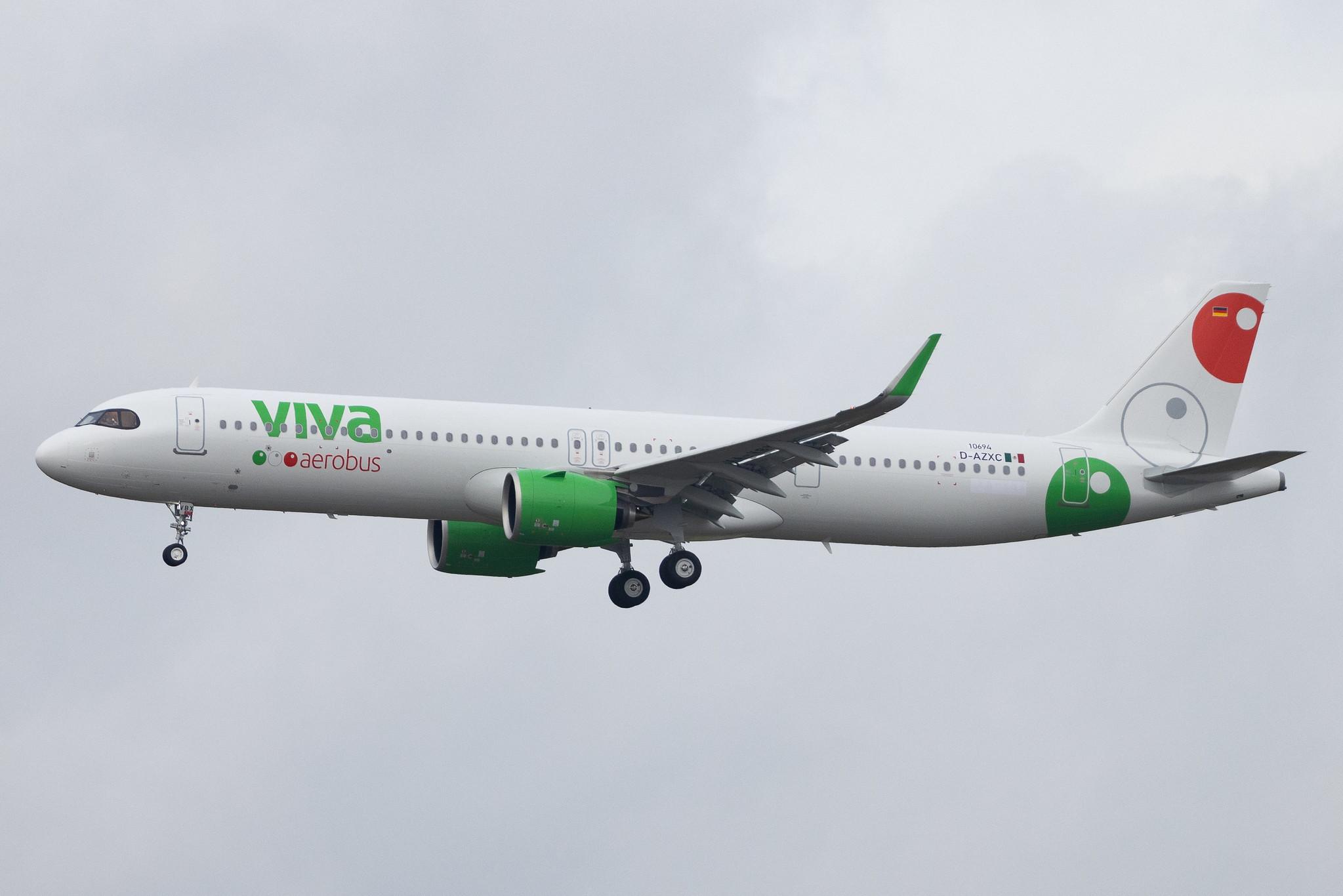 Hamburg Airport: Viva Aerobus (VB / VIV) | Airbus A321-271NX A21N | D-AZXC | MSN 10694