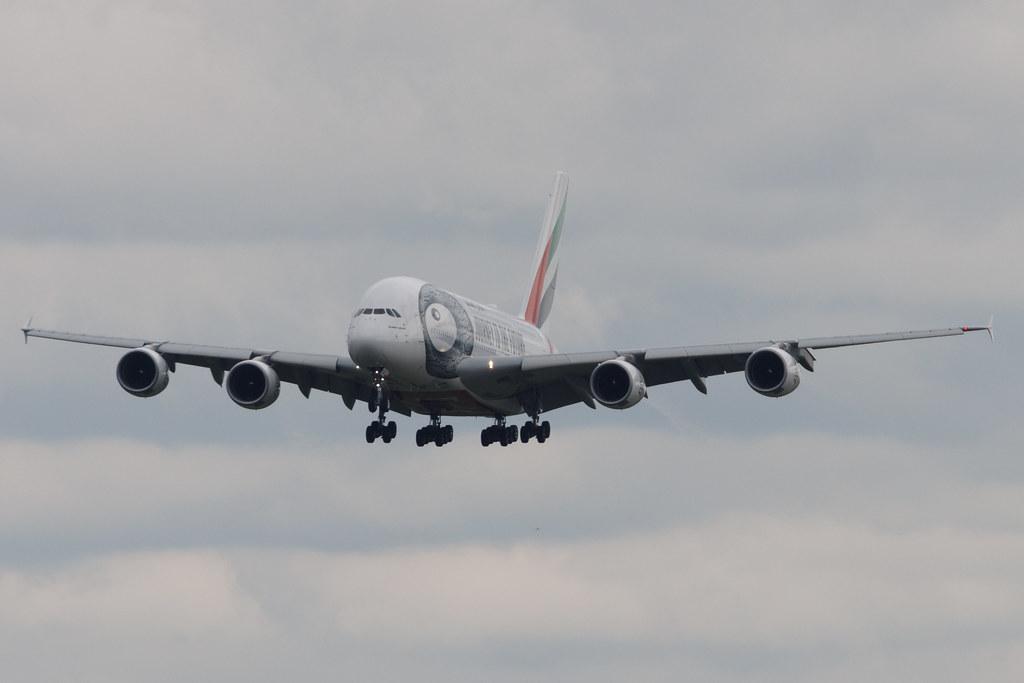 Flughafen Zürich: Emirates (EK / UAE) | Livery: Journey to the Future Livery | Airbus A380-861 A388 | A6-EOD | MSN 168