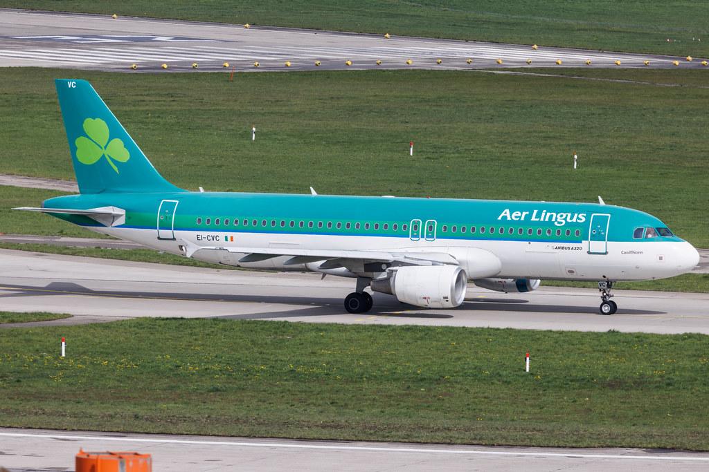 Flughafen Zürich: Aer Lingus (EI / EIN) | Airbus A320-214 A320 | EI-CVC | MSN 1443