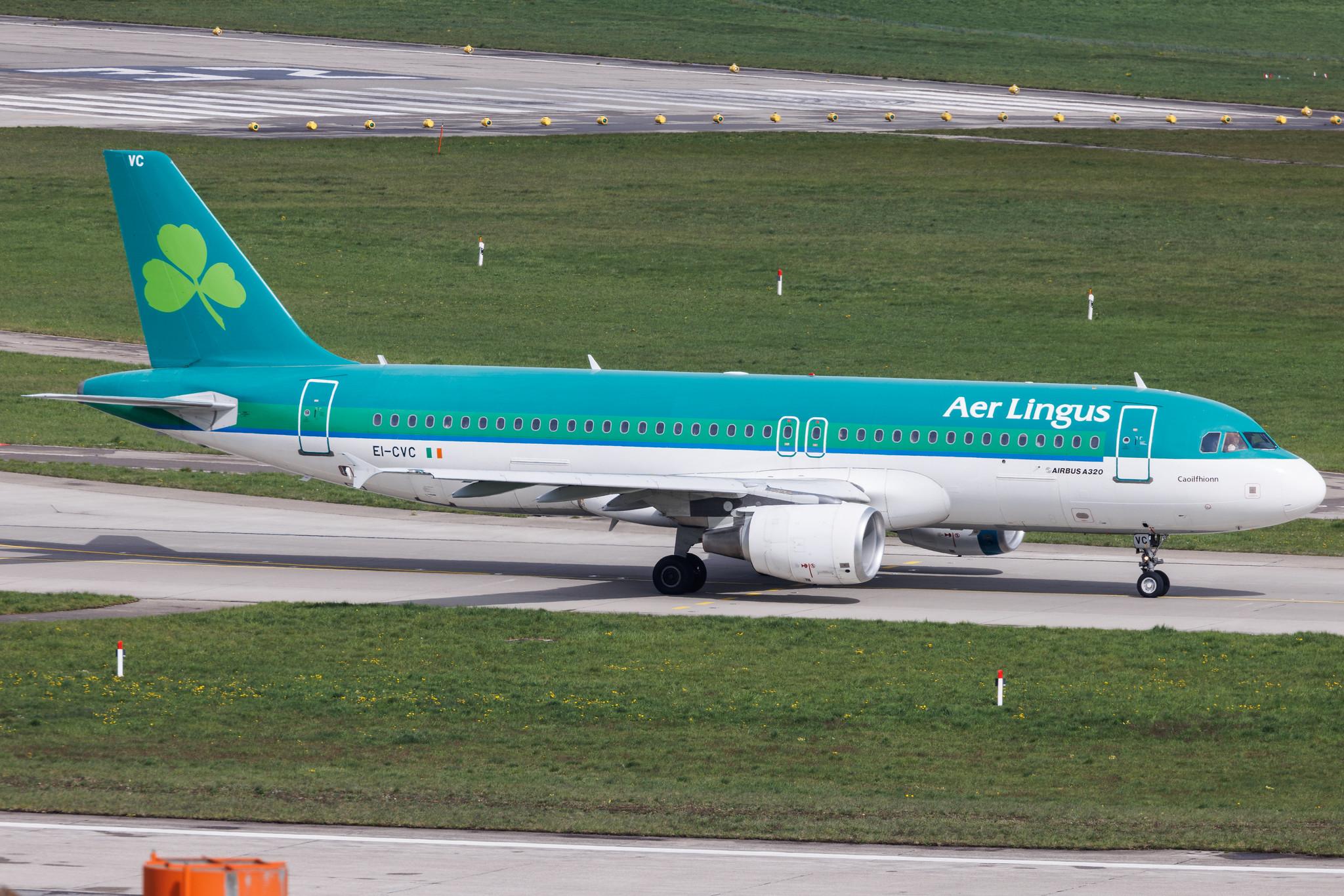 Flughafen Zürich: Aer Lingus (EI / EIN) | Airbus A320-214 A320 | EI-CVC | MSN 1443