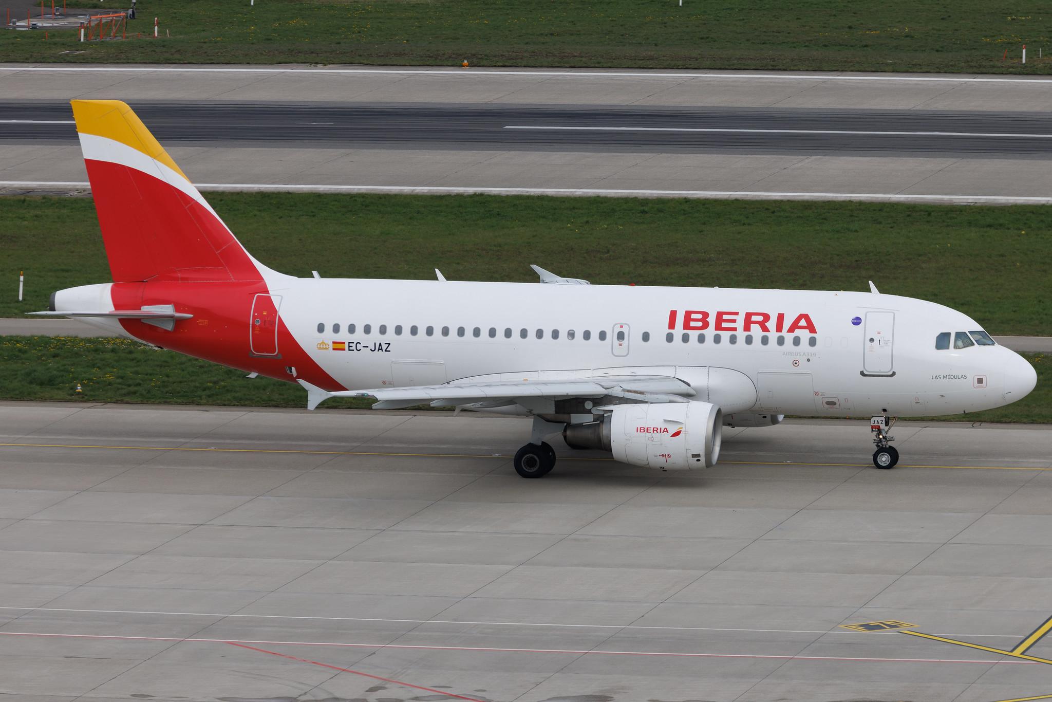 Flughafen Zürich: Iberia (IB / IBE) | Airbus A319-111 A319 | EC-JAZ | MSN 2264