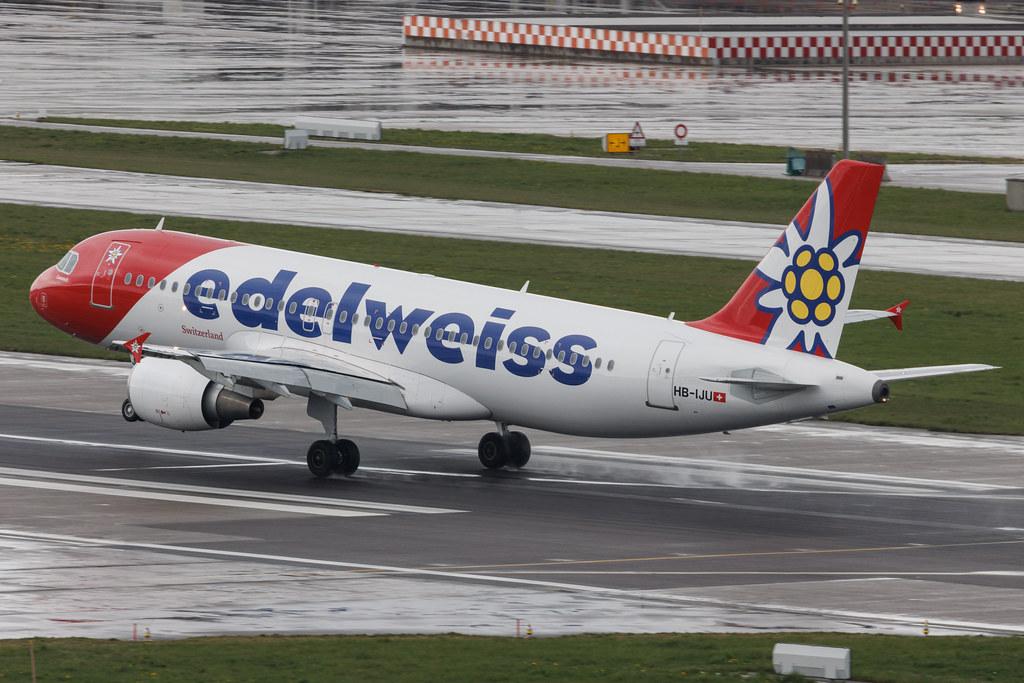 Flughafen Zürich: Edelweiss Air (WK / EDW) | Airbus A320-214 A320 | HB-IJU | MSN 1951