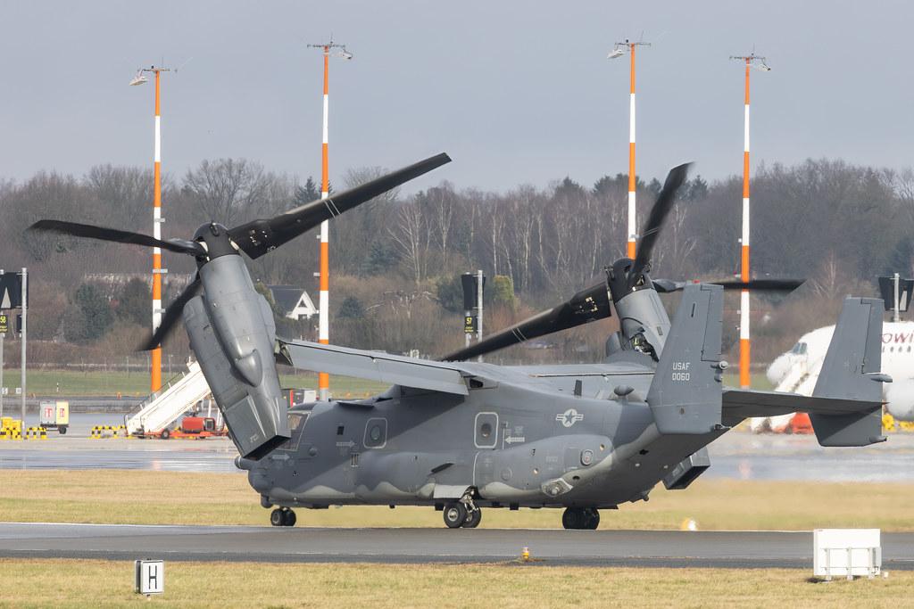 Hamburg Airport: United States Air Force USAF | Bell Boeing CV-22B Osprey VC22 | 11-0060 | MSN D1040