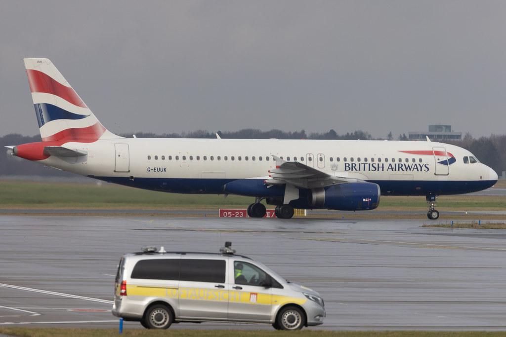 Hamburg Airport: British Airways (BA / BAW) | Airbus A320-232 A320 | G-EUUK | MSN 1899