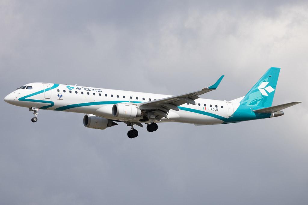 Frankfurt Airport: Air Dolomiti (EN / DLA) | Embraer E195LR E195 | I-ADJU | MSN 19000290