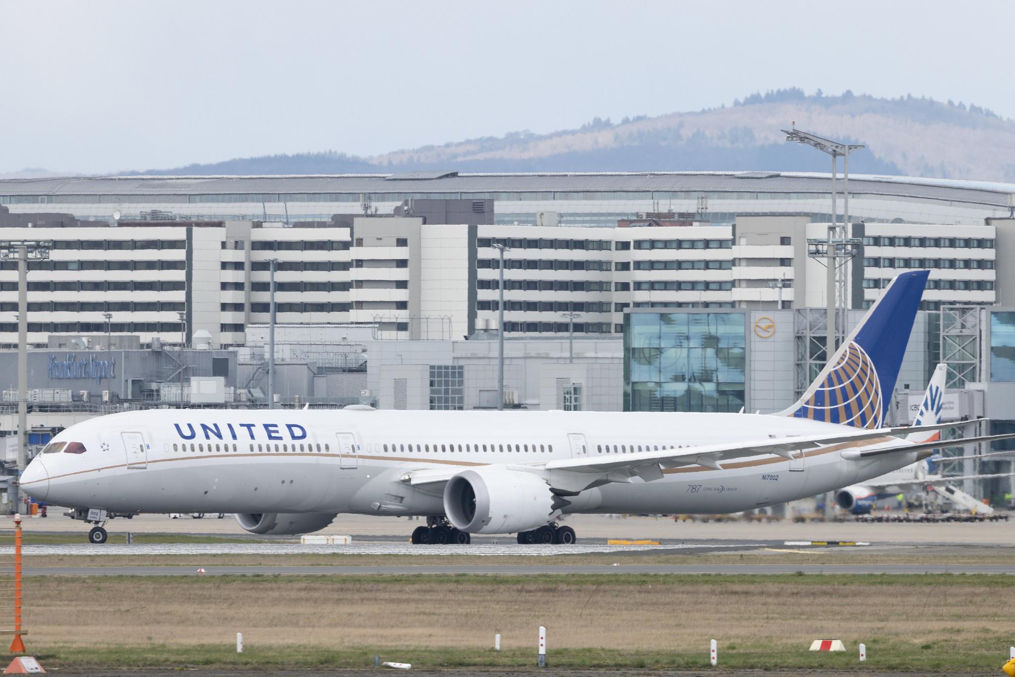 Frankfurt Airport: United Airlines (UA / UAL) | Boeing 787-10 Dreamliner B78X | N17002 | MSN 40930