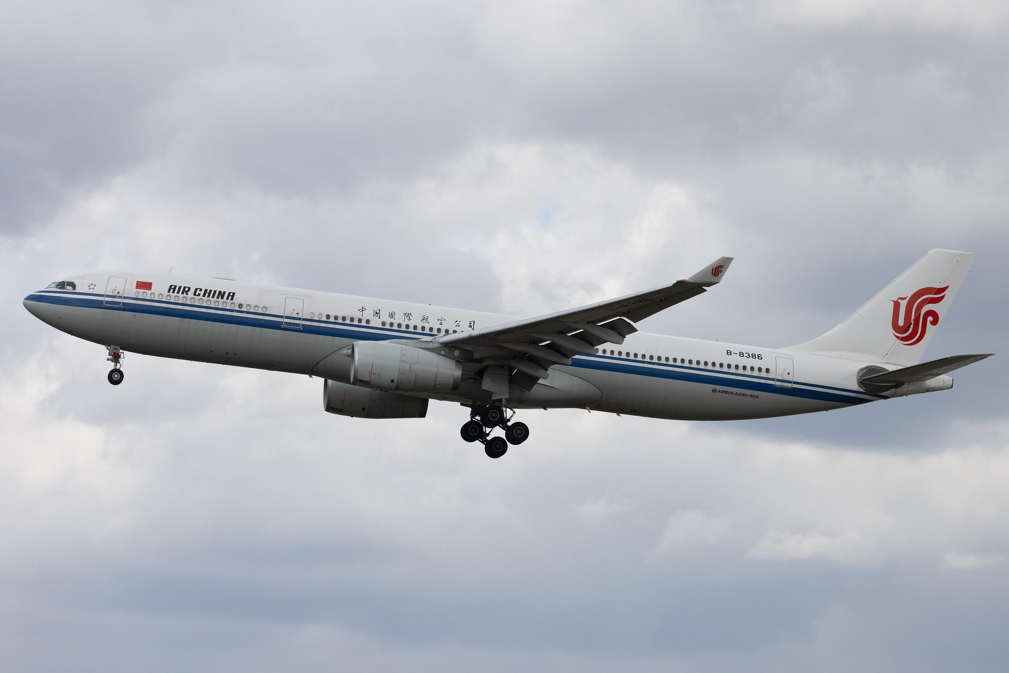Frankfurt Airport: Air China (CA / CCA) | Airbus A330-343 A333 | B-8386 | MSN 1811