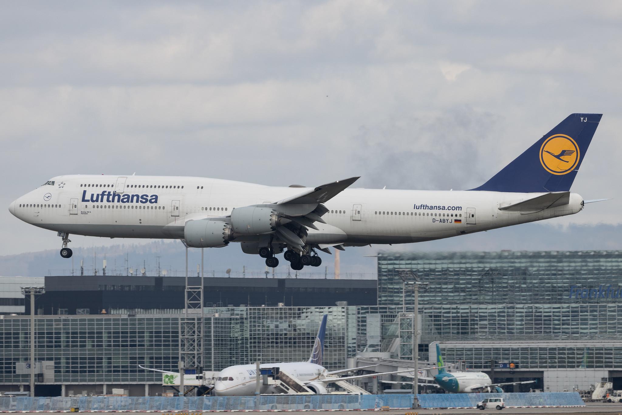 Frankfurt Airport: Lufthansa (LH / DLH) | Boeing 747-830 B748 | D-ABYJ | MSN 37834