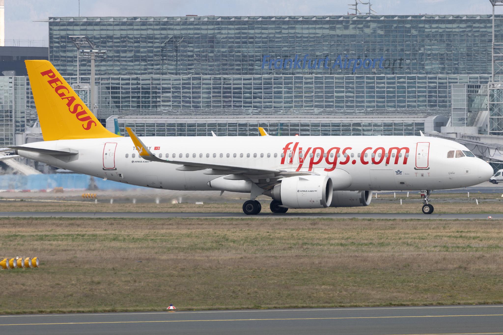 Frankfurt Airport: Pegasus (PC / PGT) | Operator: Pegasus Airlines | Airbus A320-251N A20N | TC-NBY | MSN 08292
