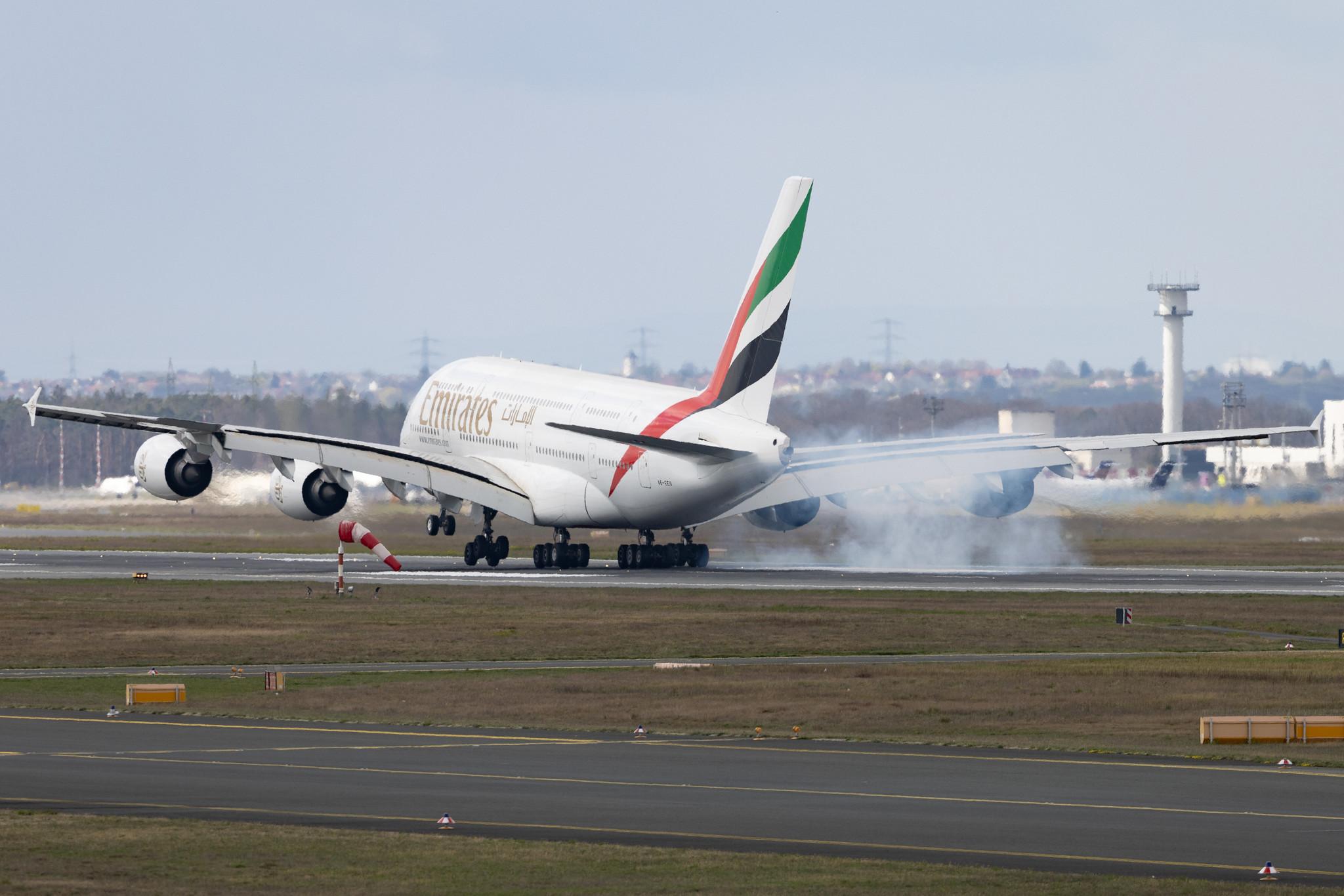 Frankfurt Airport: Emirates (EK / UAE) | Airbus A380-861 A388 | A6-EEG | MSN 116