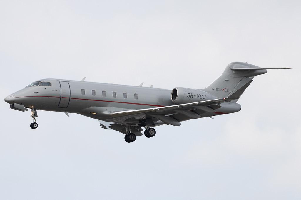Frankfurt Airport: VistaJet Malta (/ VJT) | Operator: VistaJet | Bombardier Challenger 350 CL35 | 9H-VCJ | MSN 20560