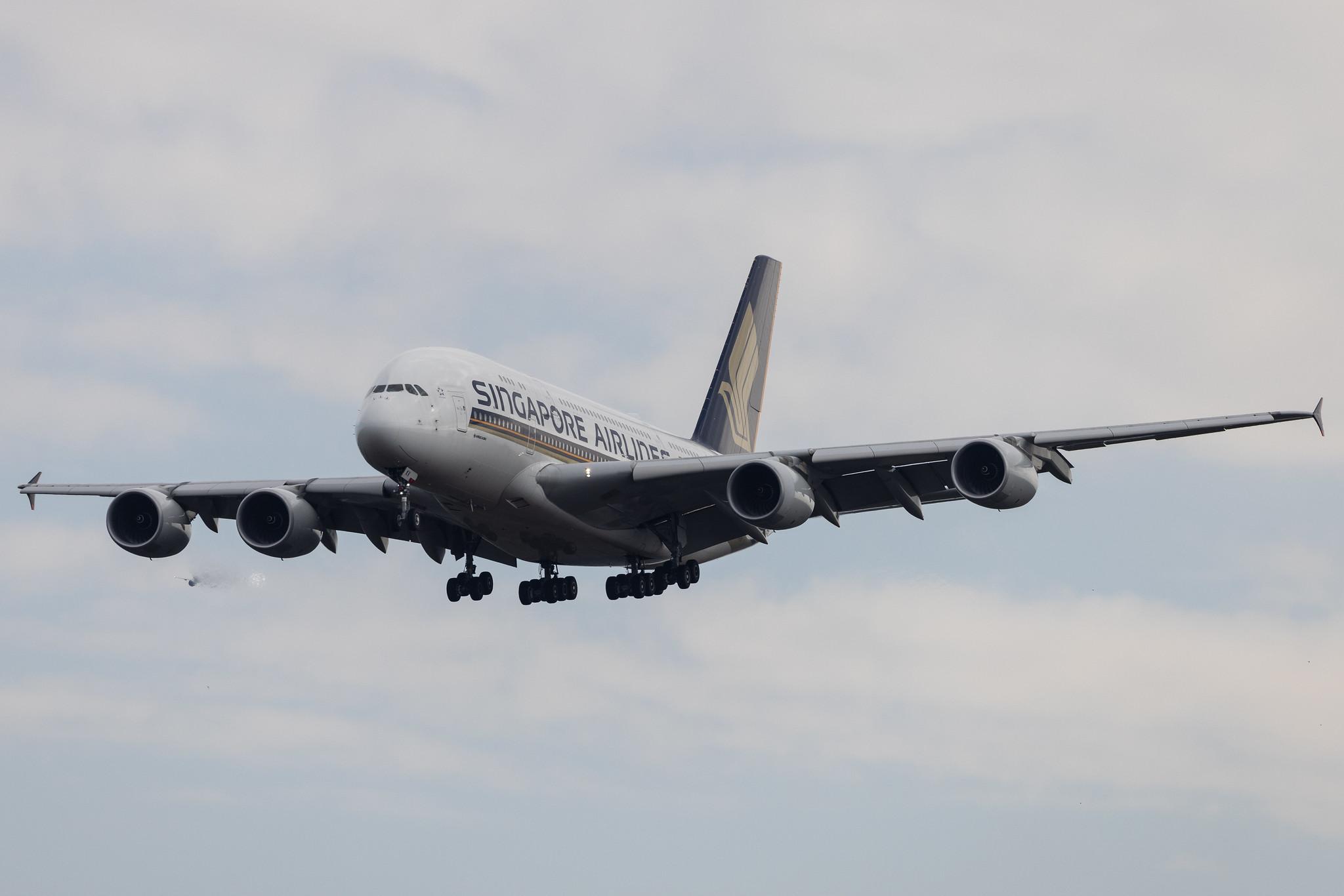 Frankfurt Airport: Singapore Airlines (SQ / SIA) |  Airbus A380-841 A388 | 9V-SKV | MSN 247