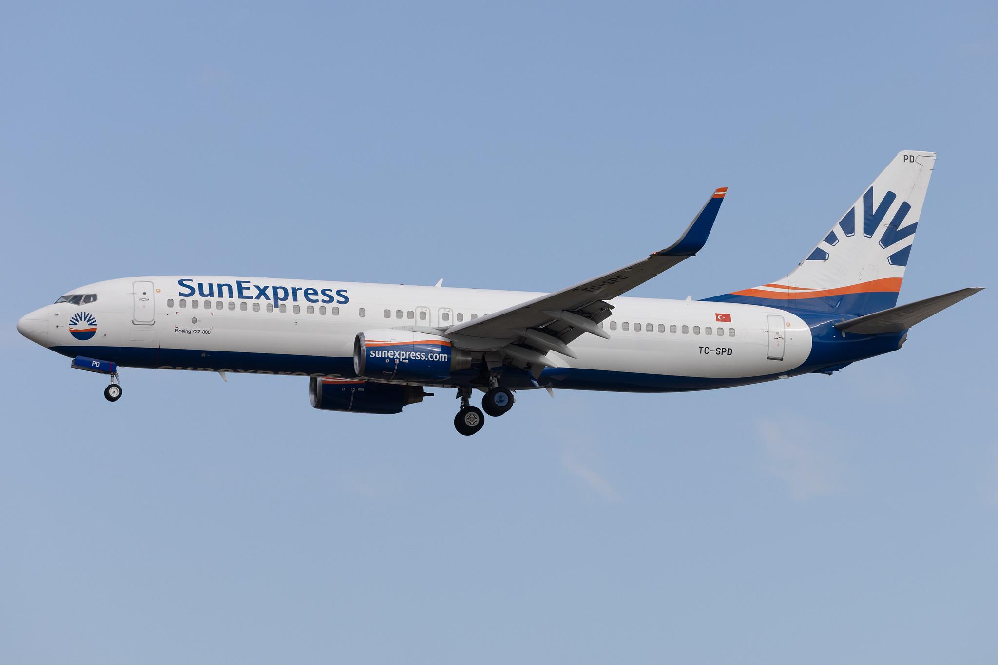 Frankfurt Airport: SunExpress (XQ / SXS) | Boeing 737-8AS B738 | TC-SPD | MSN 34985
