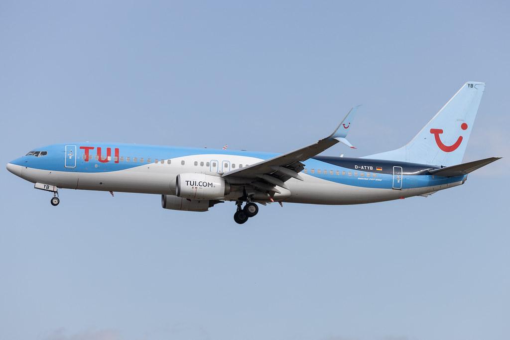 Frankfurt Airport: TUI (X3 / TUI) | Operator: TUI fly | Boeing 737-8K5 B738 | D-ATYB | MSN 37257
