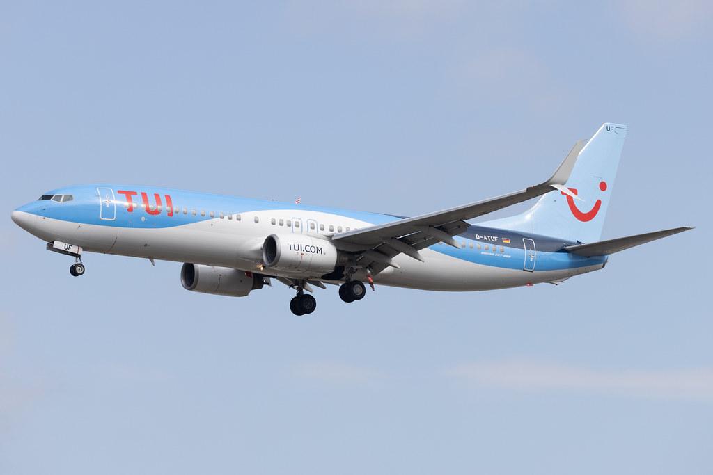 Frankfurt Airport: TUI (X3 / TUI) | Operator: TUI fly | Boeing 737-8K5 B738 | D-ATUF | MSN 34687