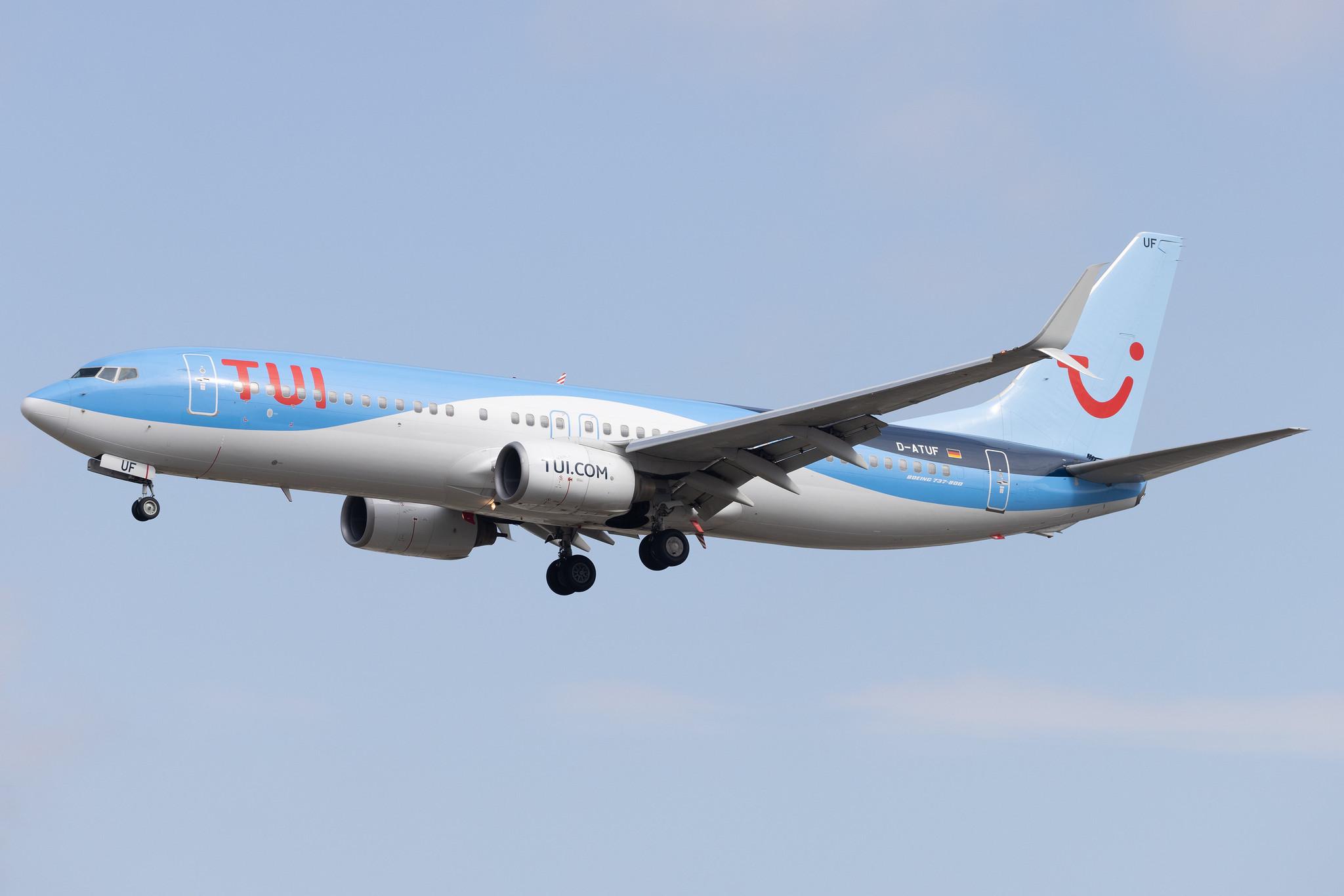 Frankfurt Airport: TUI (X3 / TUI) | Operator: TUI fly | Boeing 737-8K5 B738 | D-ATUF | MSN 34687