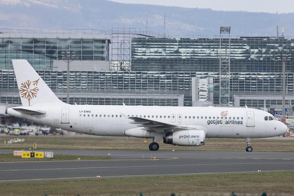 Frankfurt Airport: GetJet Airlines (GW / GJT) | Airbus A320-233 A320 | LY-EMU | MSN 2118