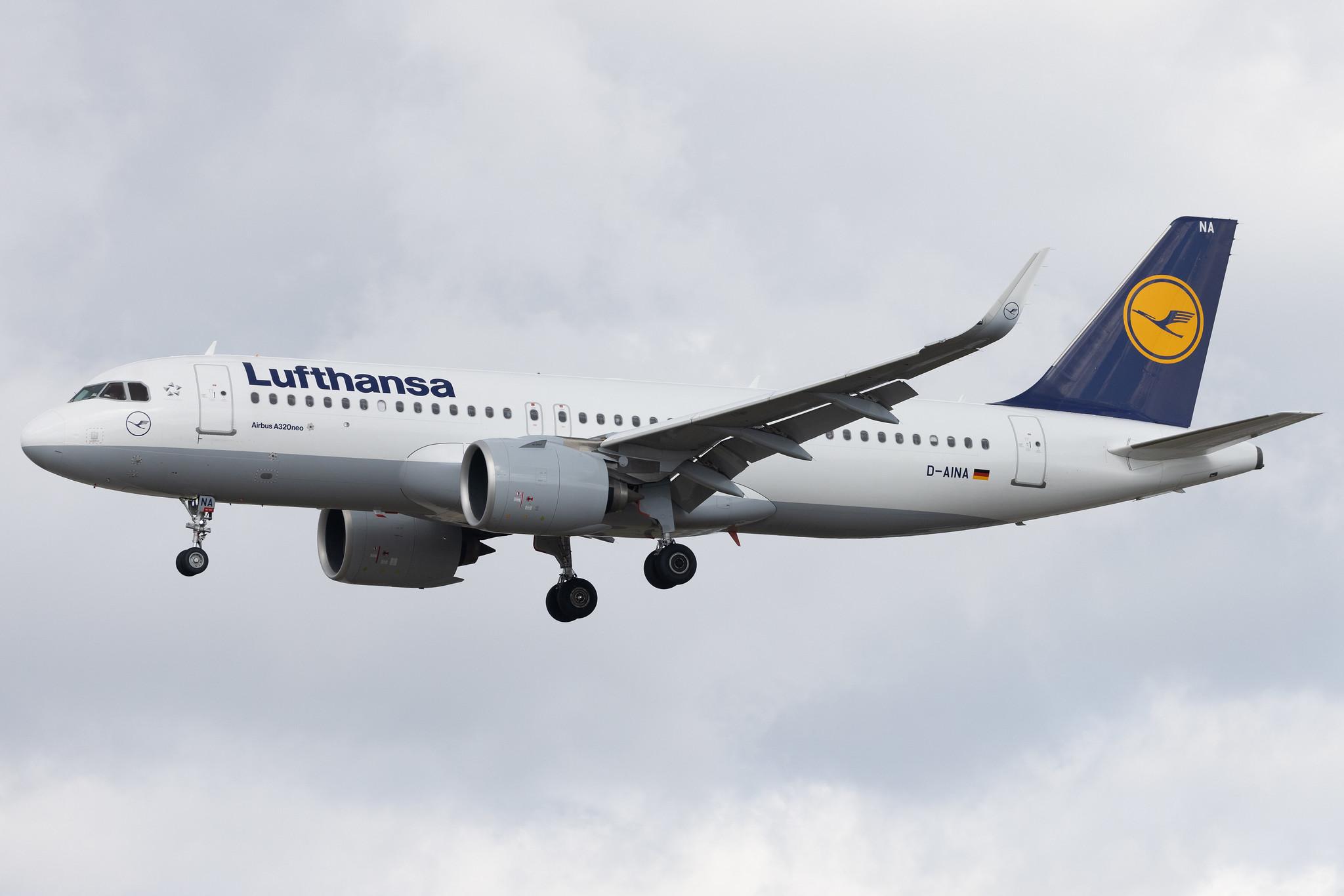 Frankfurt Airport: Lufthansa (LH / DLH) | Airbus A320-271N A20N | D-AINA | MSN 6801