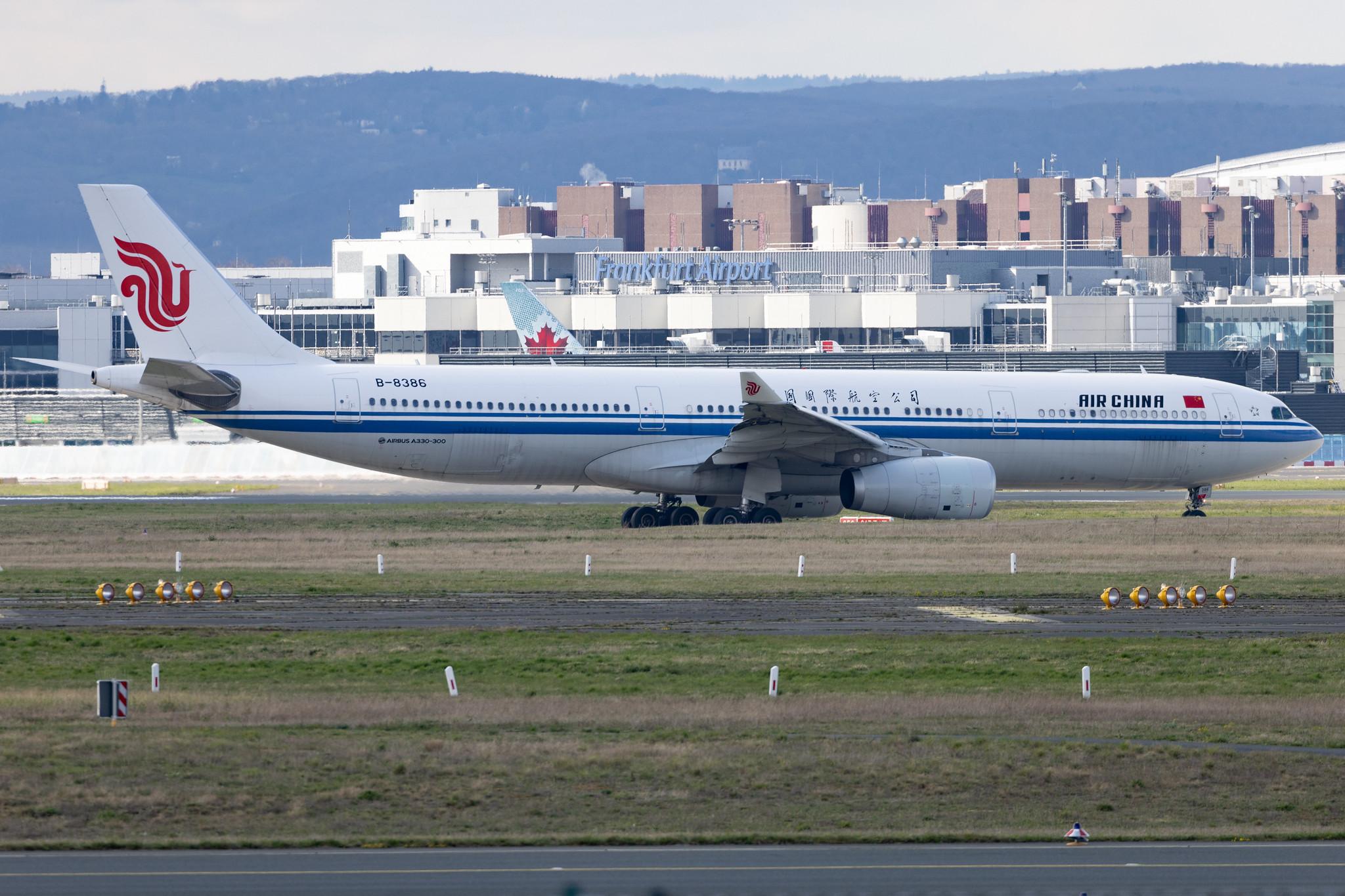 Frankfurt Airport: Air China (CA / CCA) | Airbus A330-343 A333 | B-8386 | MSN 1811