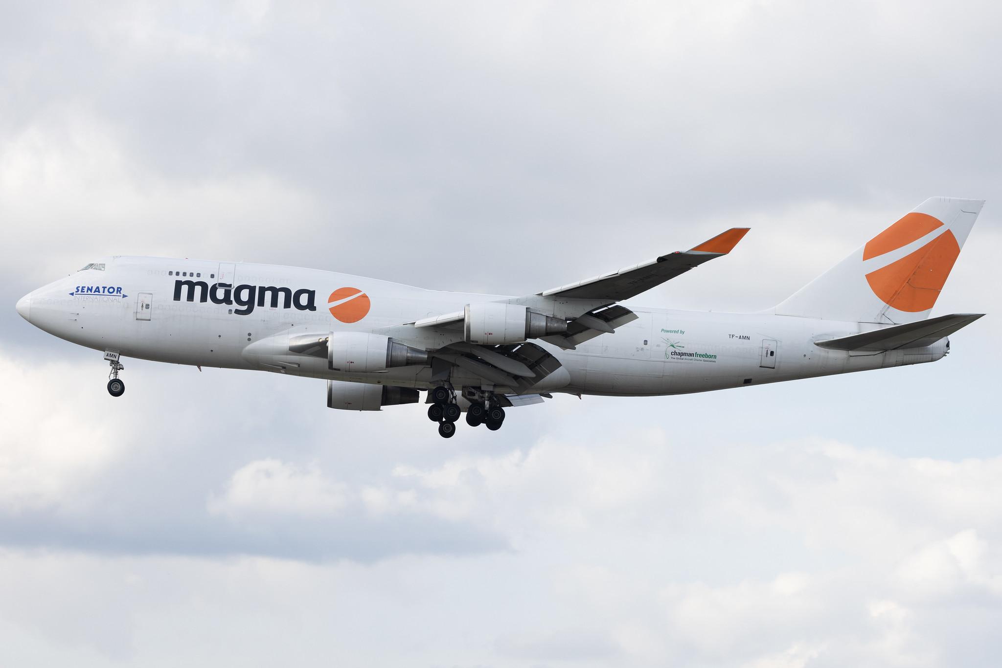 Frankfurt Airport: Magma Aviation (CC / ABD) | Operator: Air Atlanta Icelandic | Boeing 747-4F6(BDSF) B744 | TF-AMN | MSN 27602