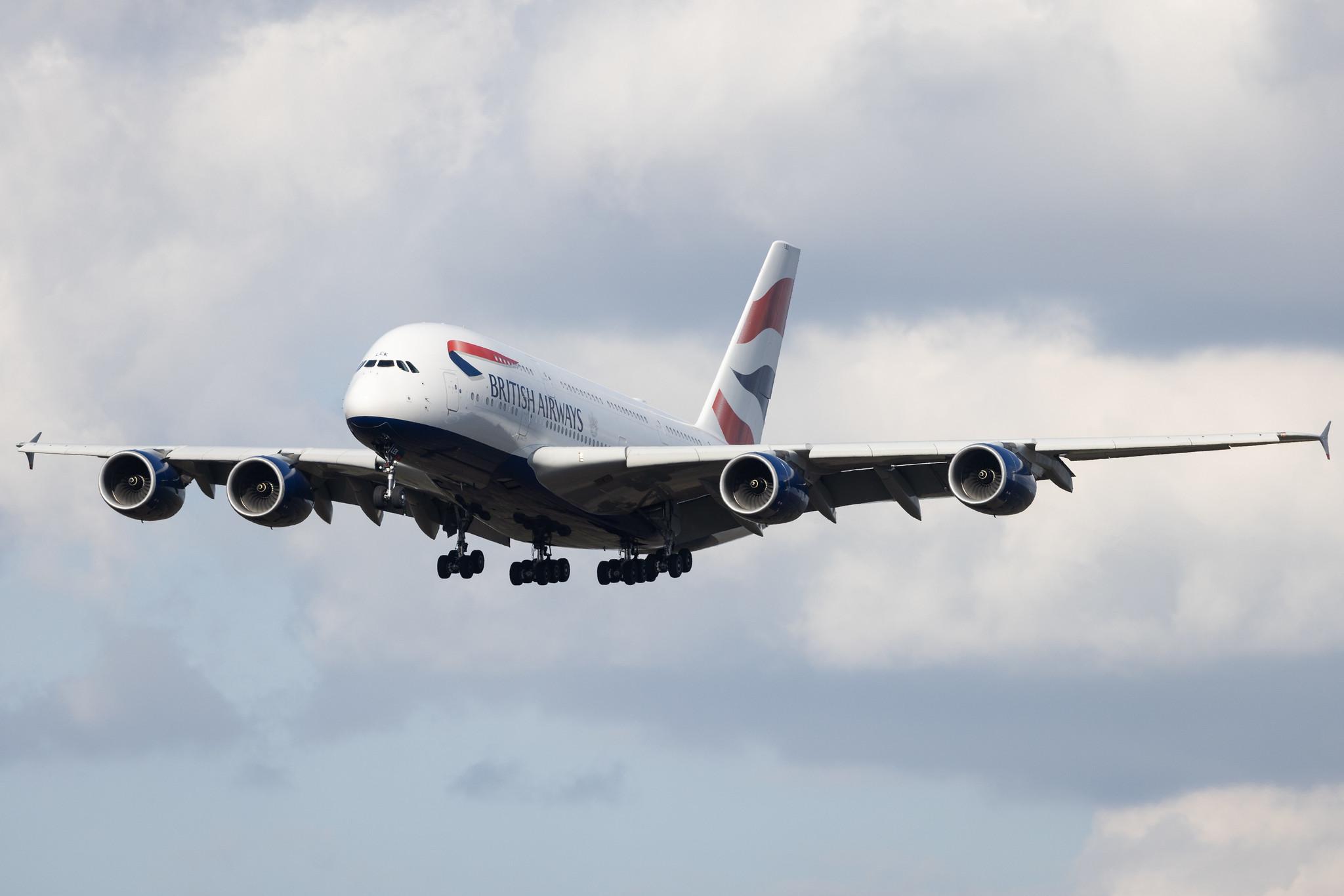 Frankfurt Airport: British Airways (BA / BAW) | Airbus A380-841 A388 | G-XLEK | MSN 194