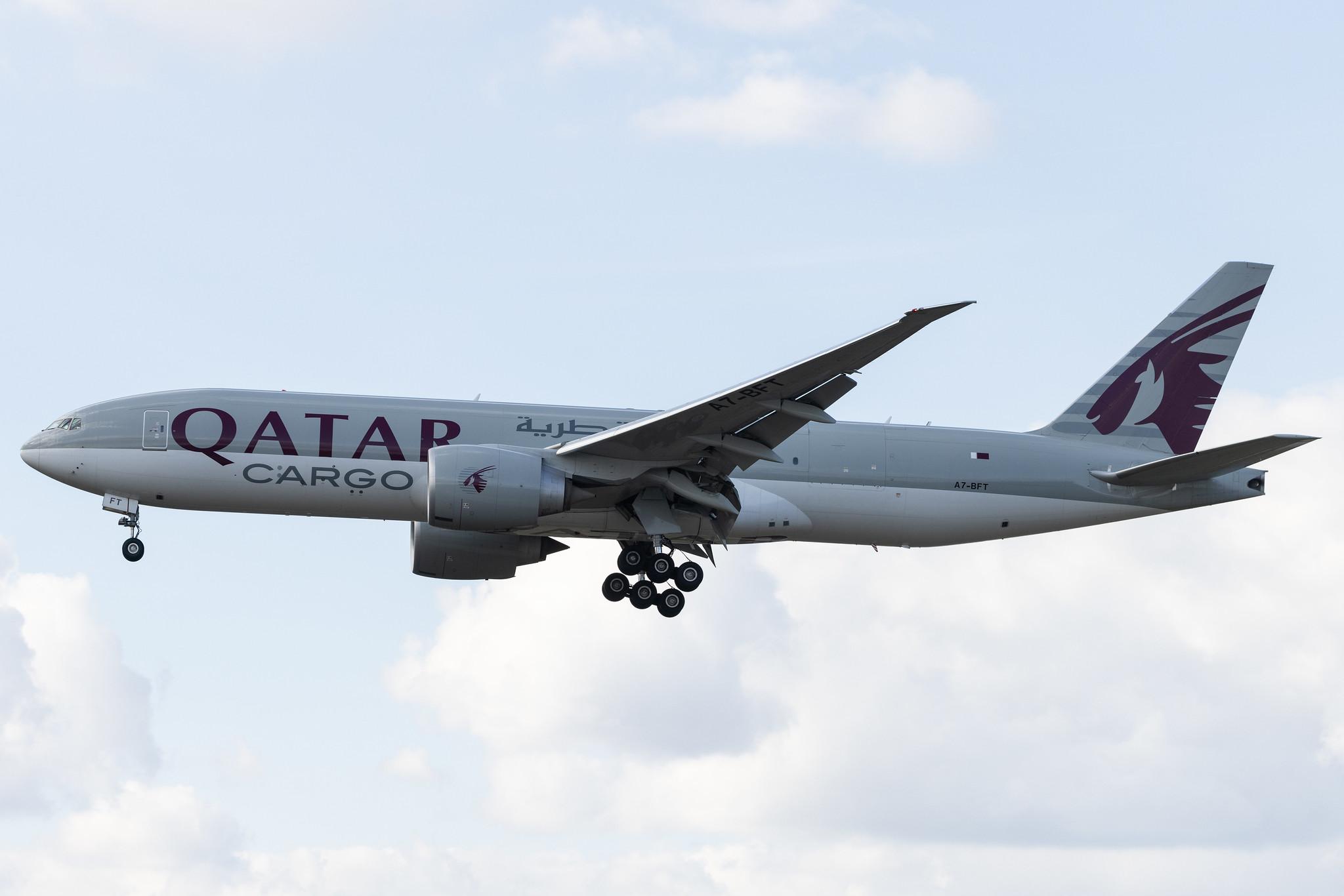 Frankfurt Airport: Qatar Cargo (QR / QTR) | Operator: Qatar Airways | Boeing 777-F B77L | A7-BFT | MSN 66338