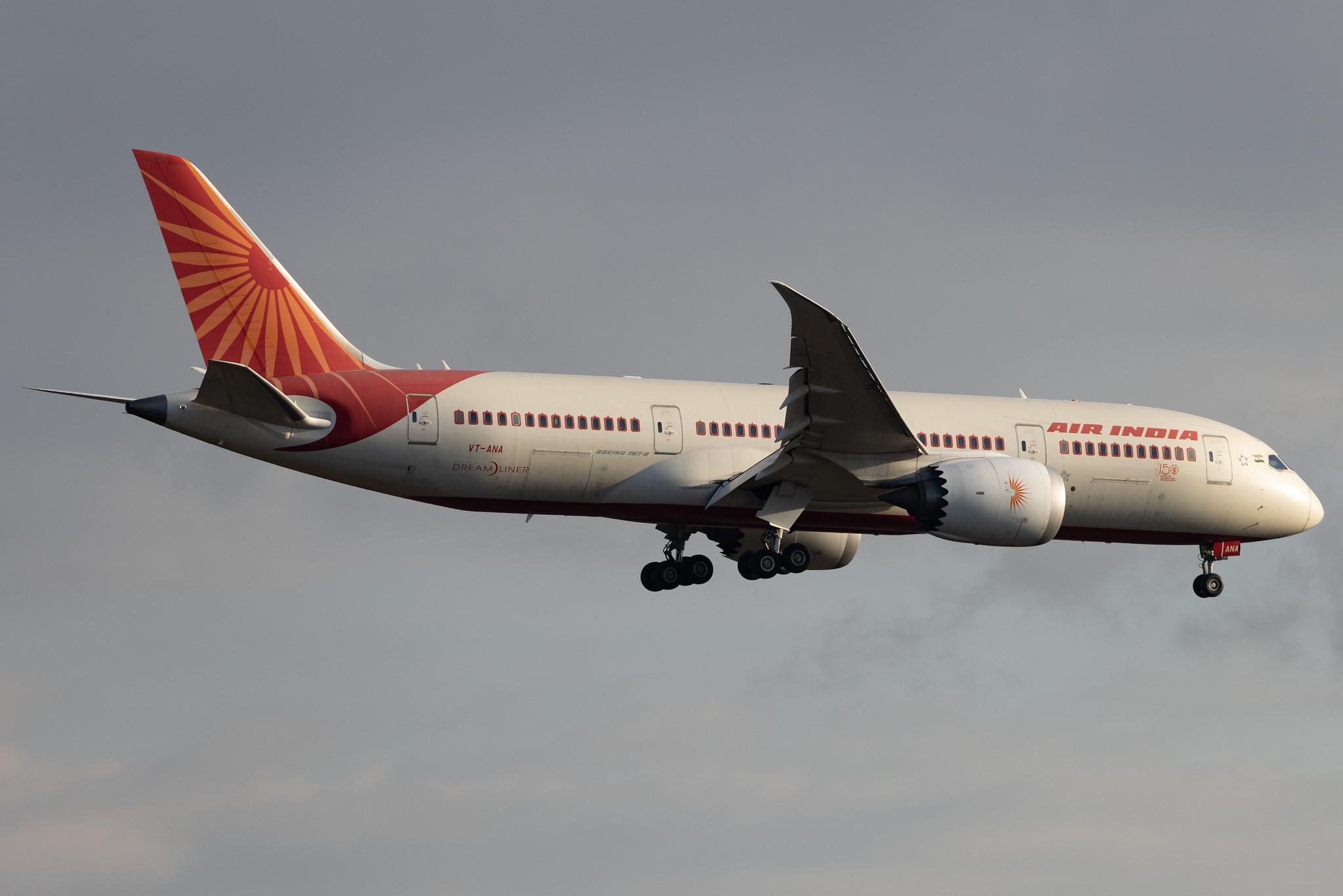 Frankfurt Airport: Air India (AI / AIC) | Boeing 787-8 Dreamliner B788 | VT-ANA | MSN 36273