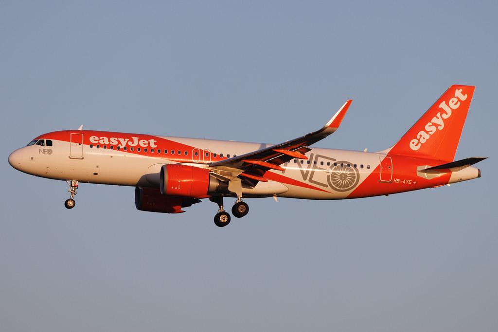 Amsterdam Schiphol: easyJet (U2 / EZY) | Livery: NEO Livery | Operator: easyJet Switzerland | Airbus A320-251N A20N | HB-AYE | MSN 10114